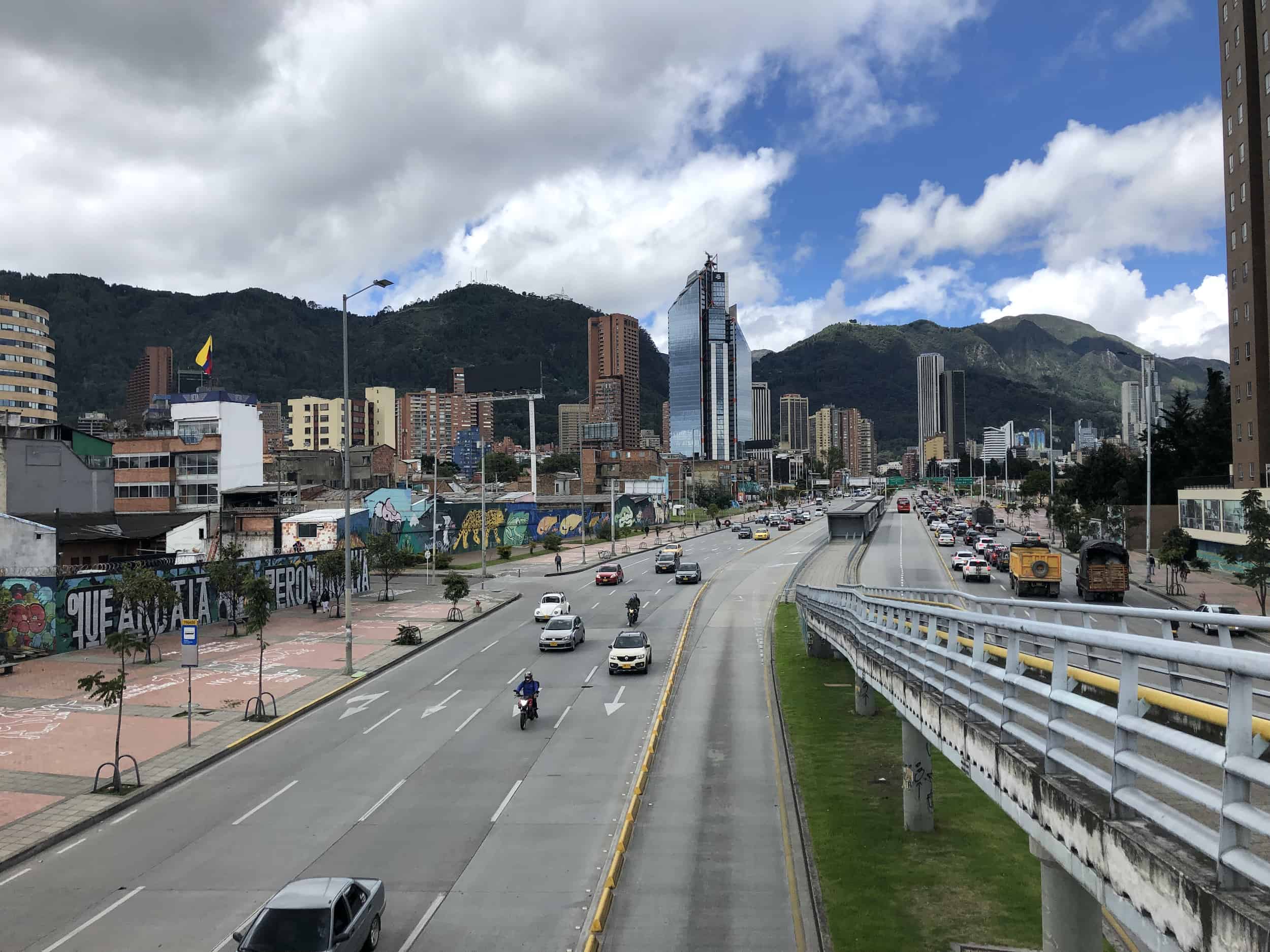 Avenida El Dorado with Bogotá Bike Tours in Bogotá, Colombia