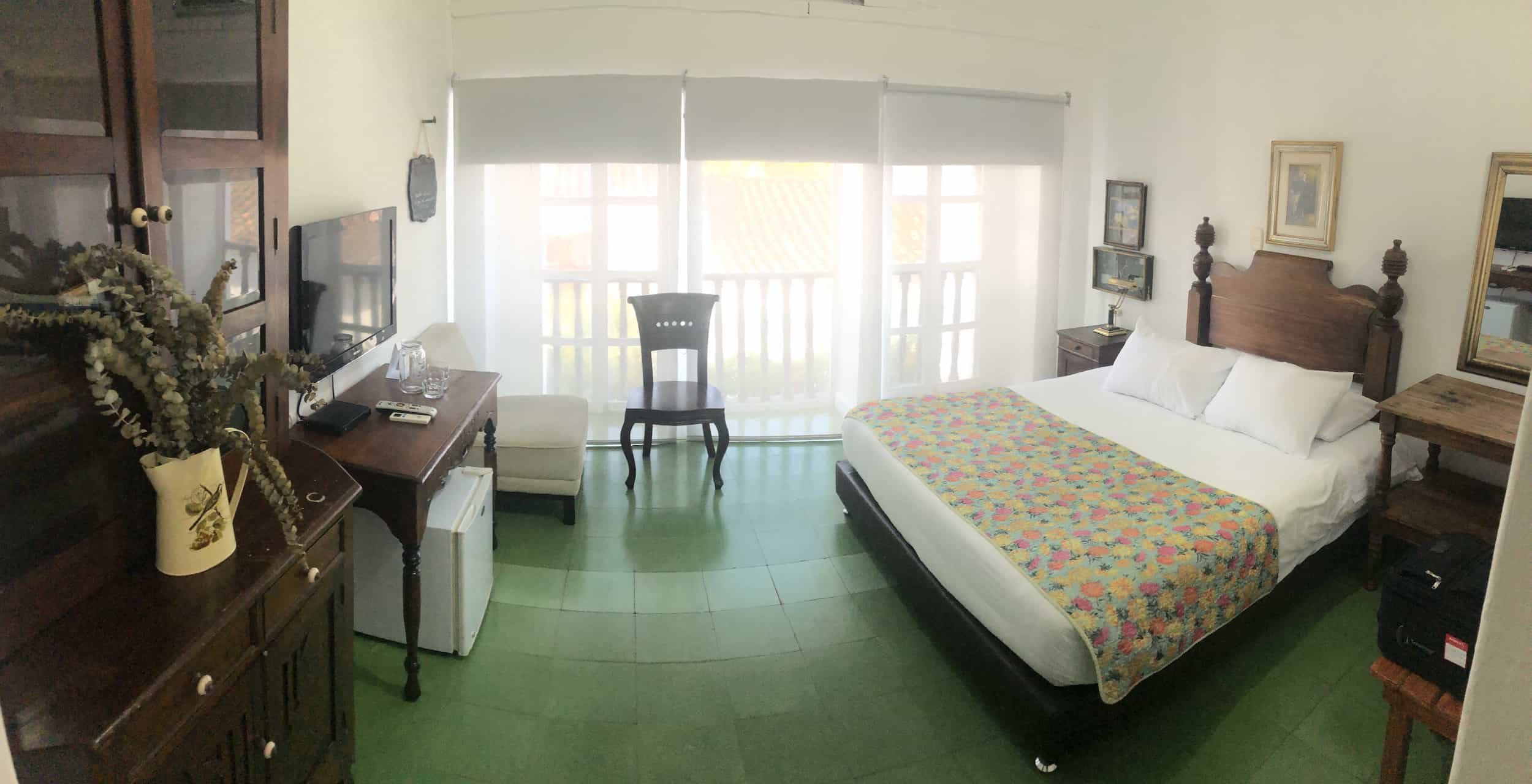 Room at Hotel Mariscal Robledo in Santa Fe de Antioquia, Colombia