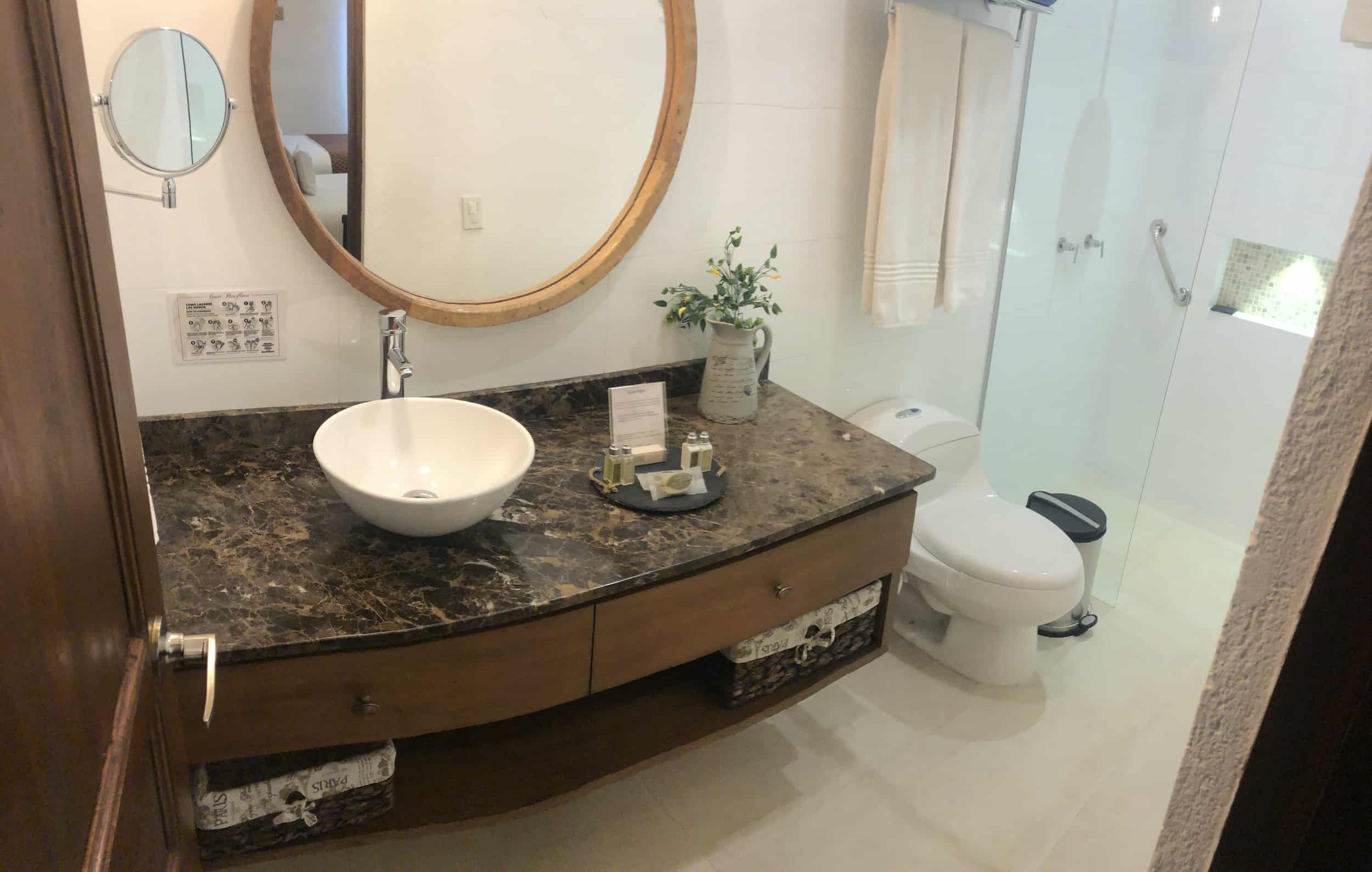 Bathroom at Casa Passiflora