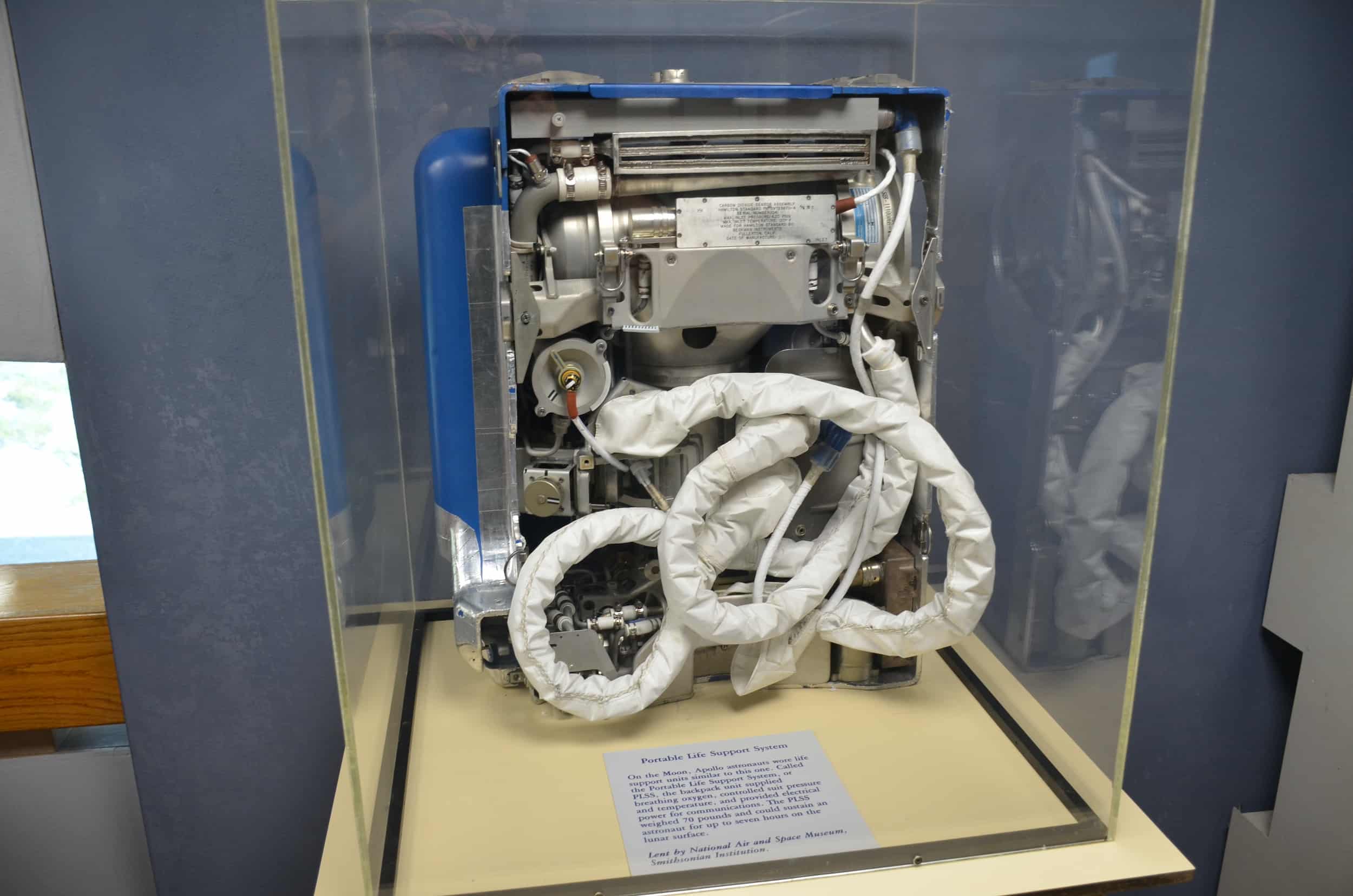 Portable life support system at the New Mexico Museum of Space History in Alamogordo, New Mexico