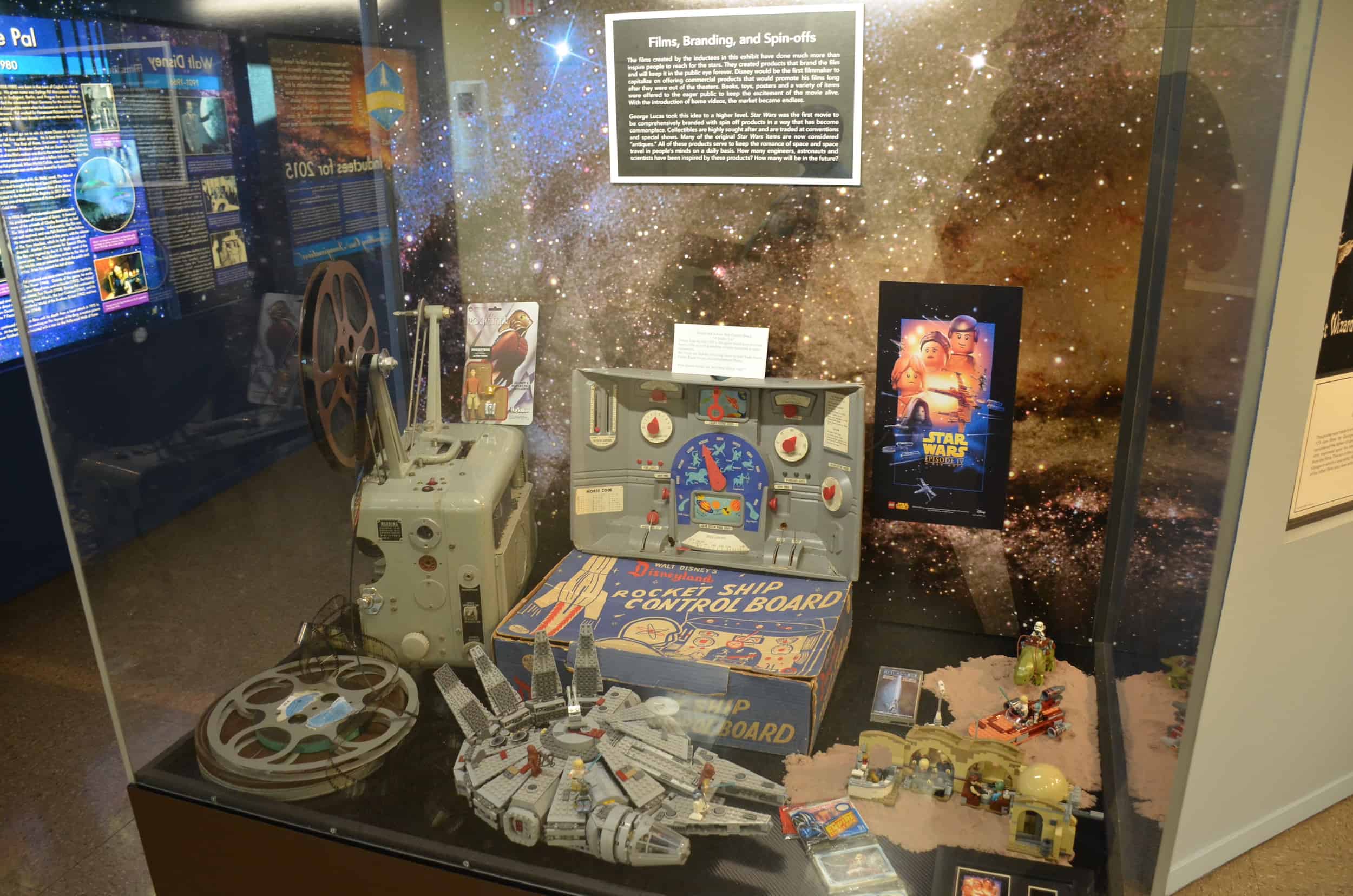 Space-related toys at the New Mexico Museum of Space History in Alamogordo, New Mexico