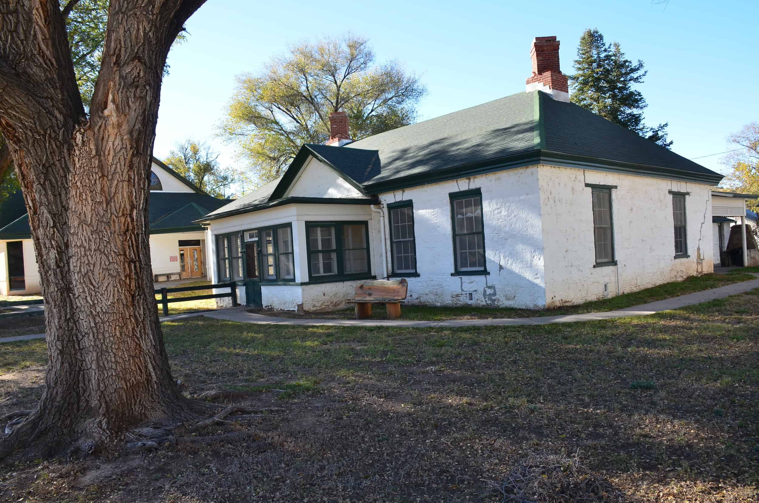 Commanding Officers' Quarters at Fort Stanton Historic Site in New Mexico
