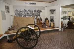 Fort Stanton at the Anderson-Freeman Visitor Center and Museum at Lincoln Historic Site in New Mexico