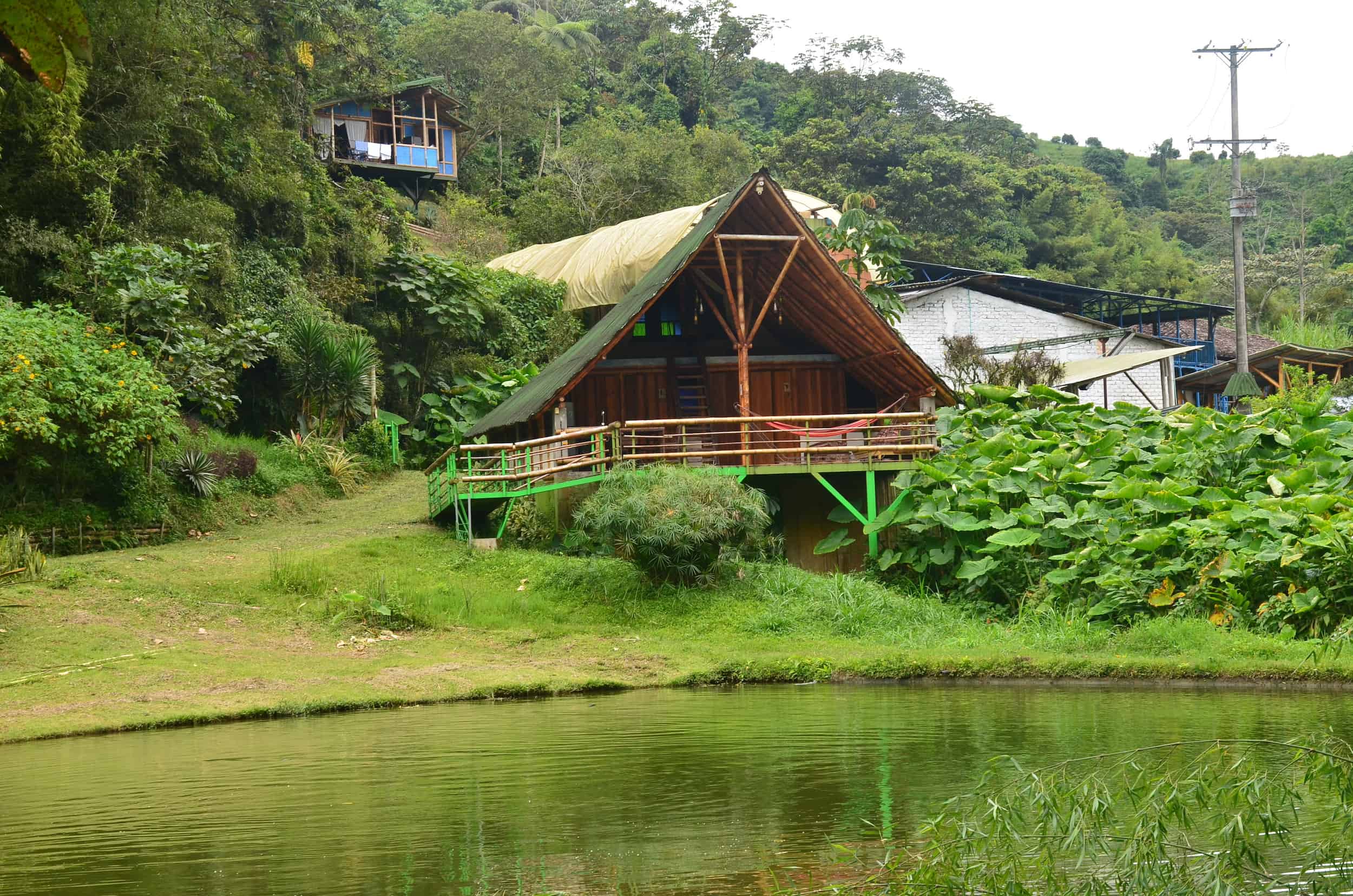 Lake cabin at Soñarte in Córdoba, Quindío, Colombia
