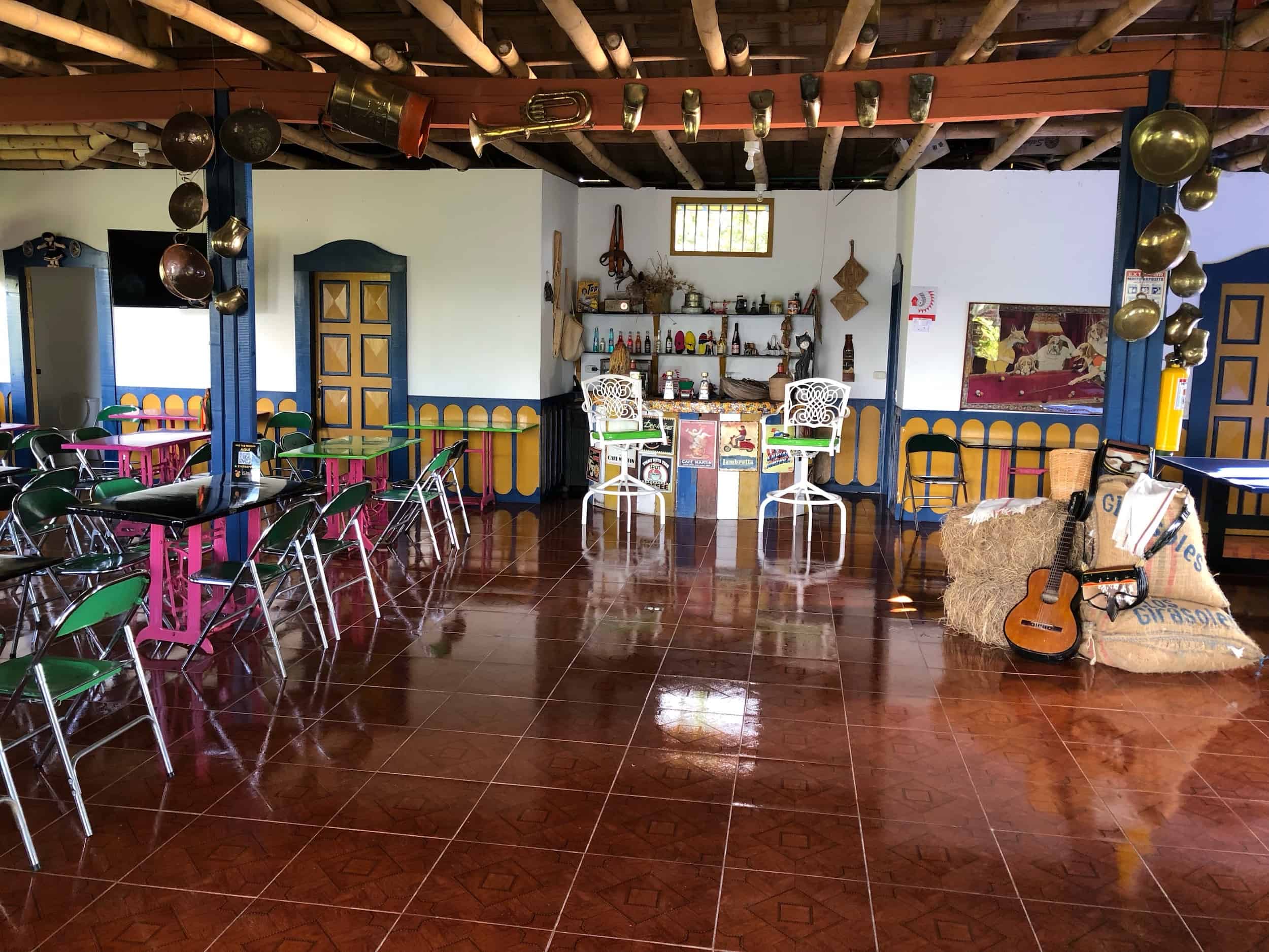 Bar at Finca Los Girasoles
