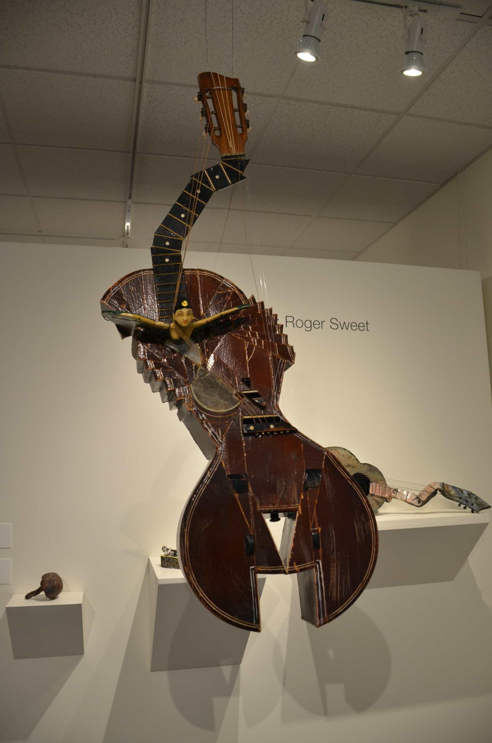 Guitars from Club Muse at the Roswell Museum and Arts Center in Roswell, New Mexico