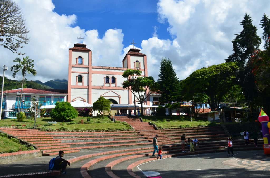 José María Córdoba Park in Córdoba, Quindío, Colombia