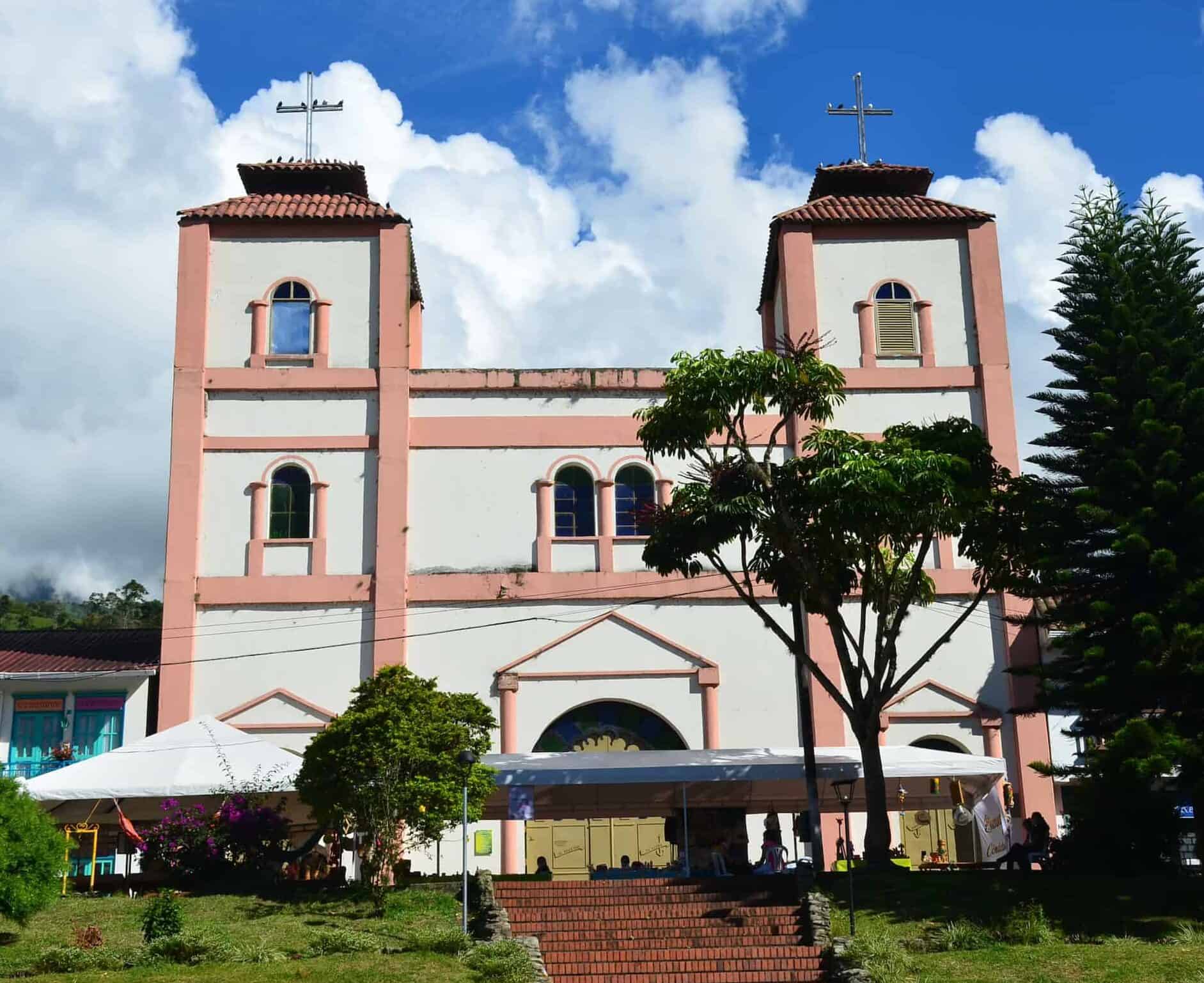 Church of San José in Córdoba, Quindío, Colombia