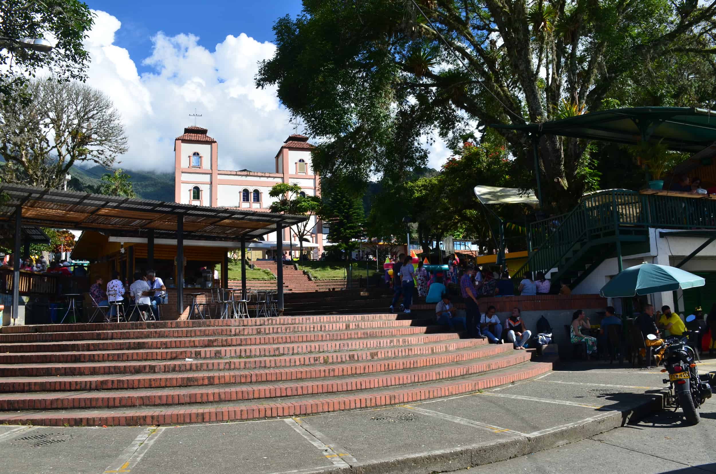 José María Córdoba Park in Córdoba, Quindío, Colombia