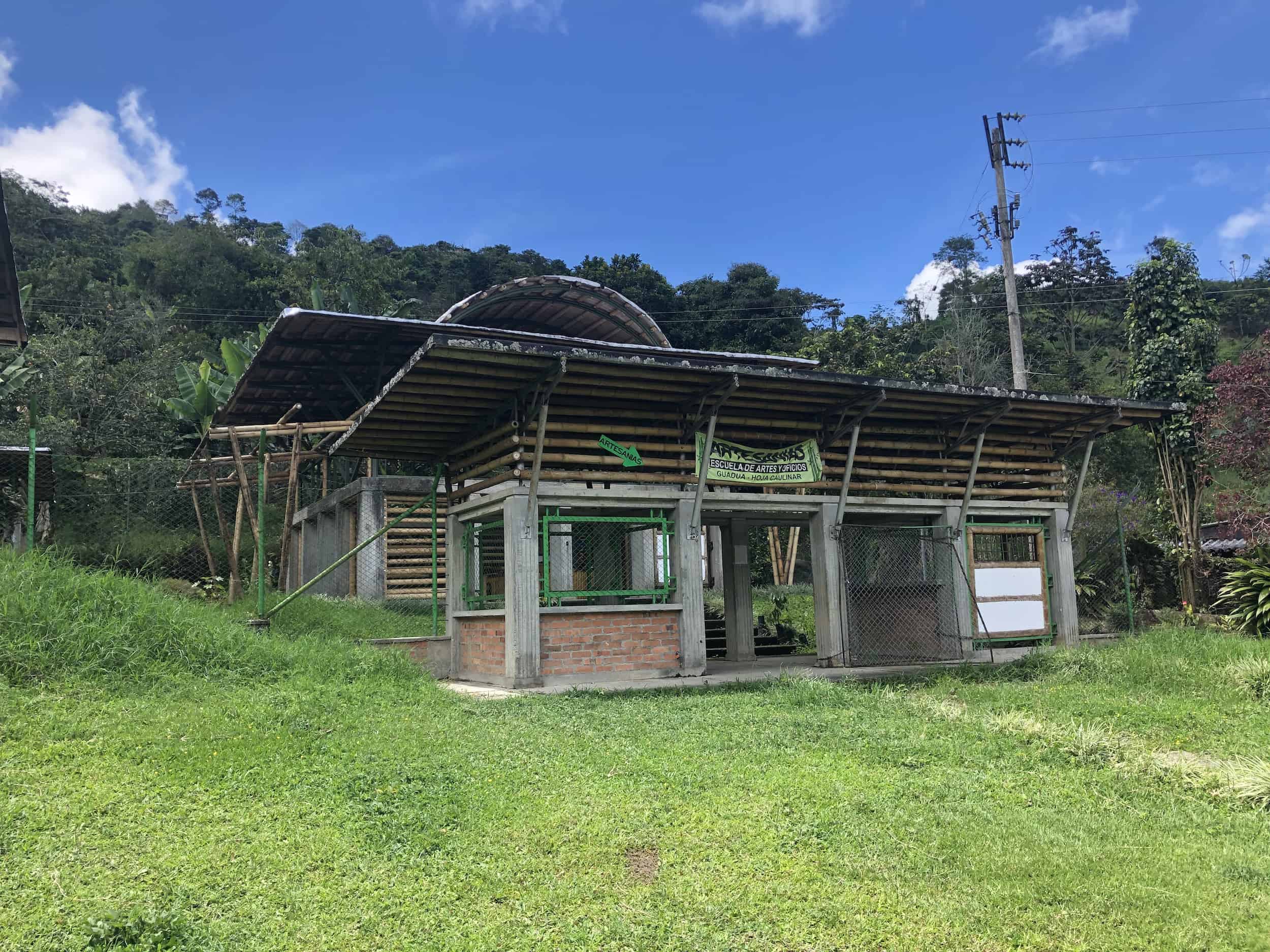 Interpretive center on the Bamboo and Guadua Educational Hike