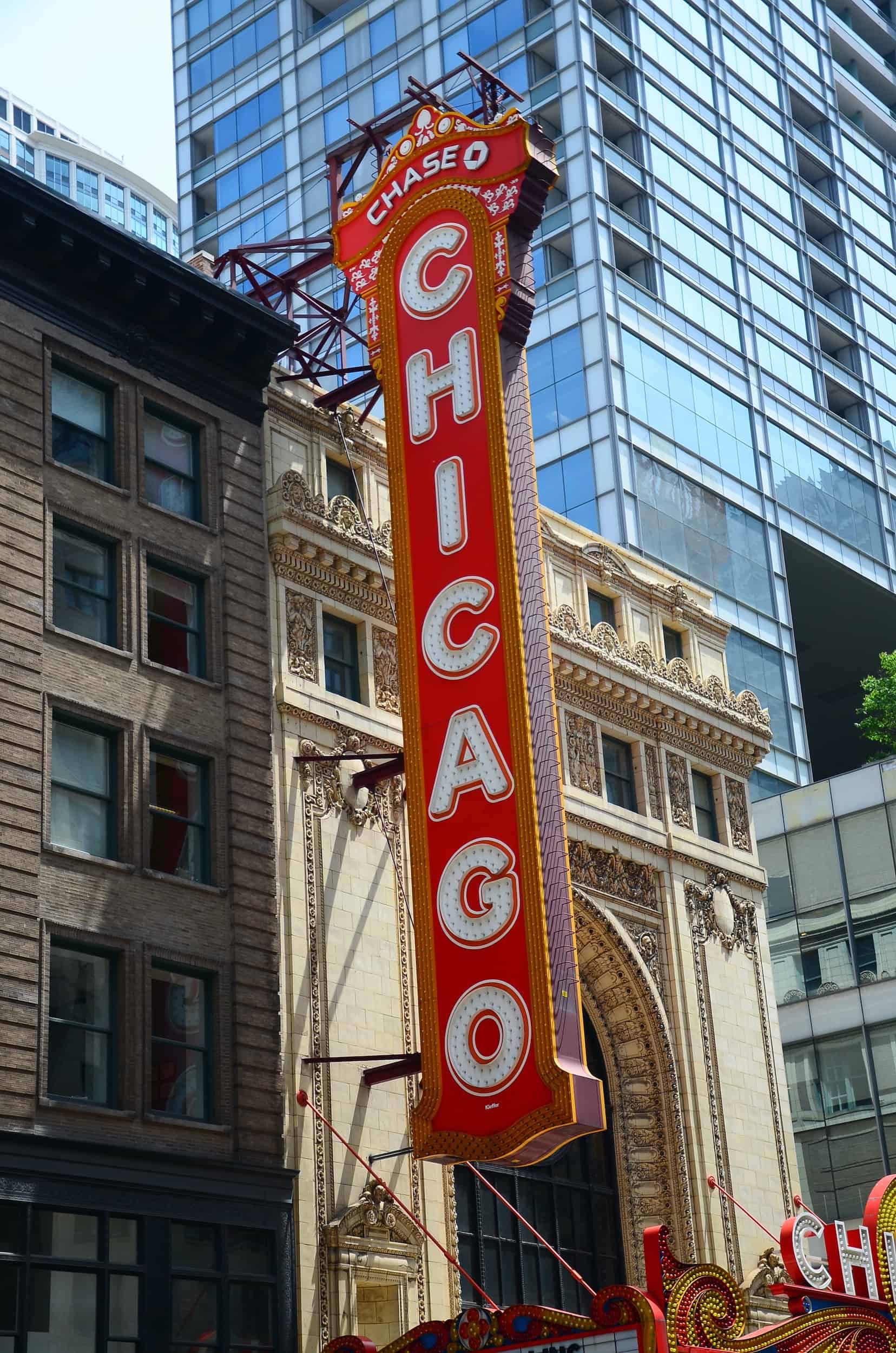 Chicago Theatre on State Street in Chicago, Illinois