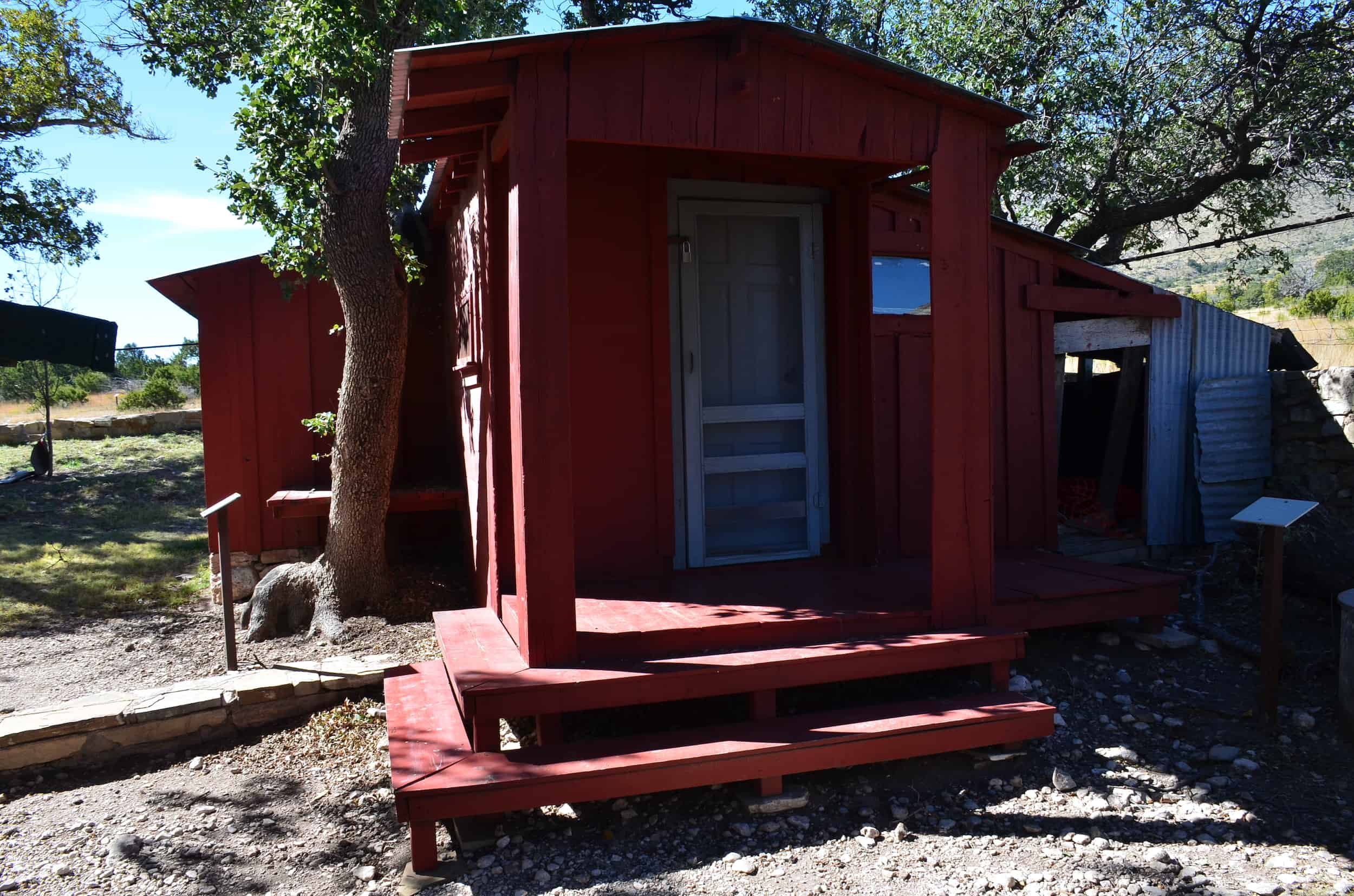 School house at Frijole Ranch at Guadalupe Mountains National Park in Texas