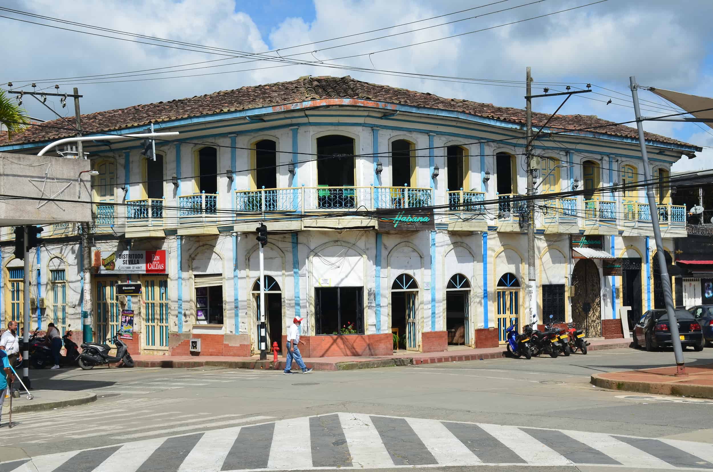 Building on Plaza de La Concordia in Sevilla, Valle del Cauca, Colombia