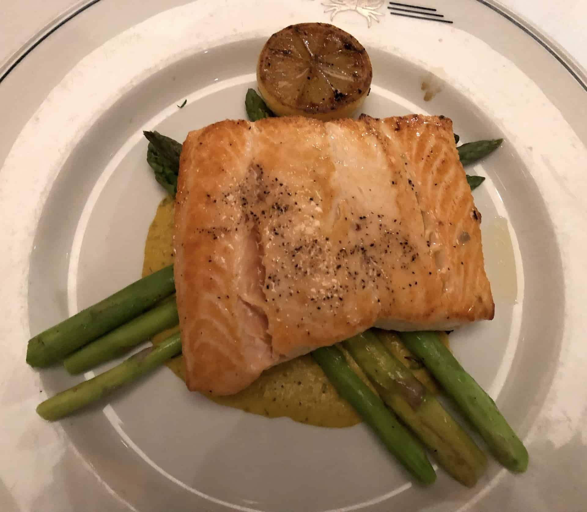 Ora king salmon at Truluck's in the Chicago Gold Coast