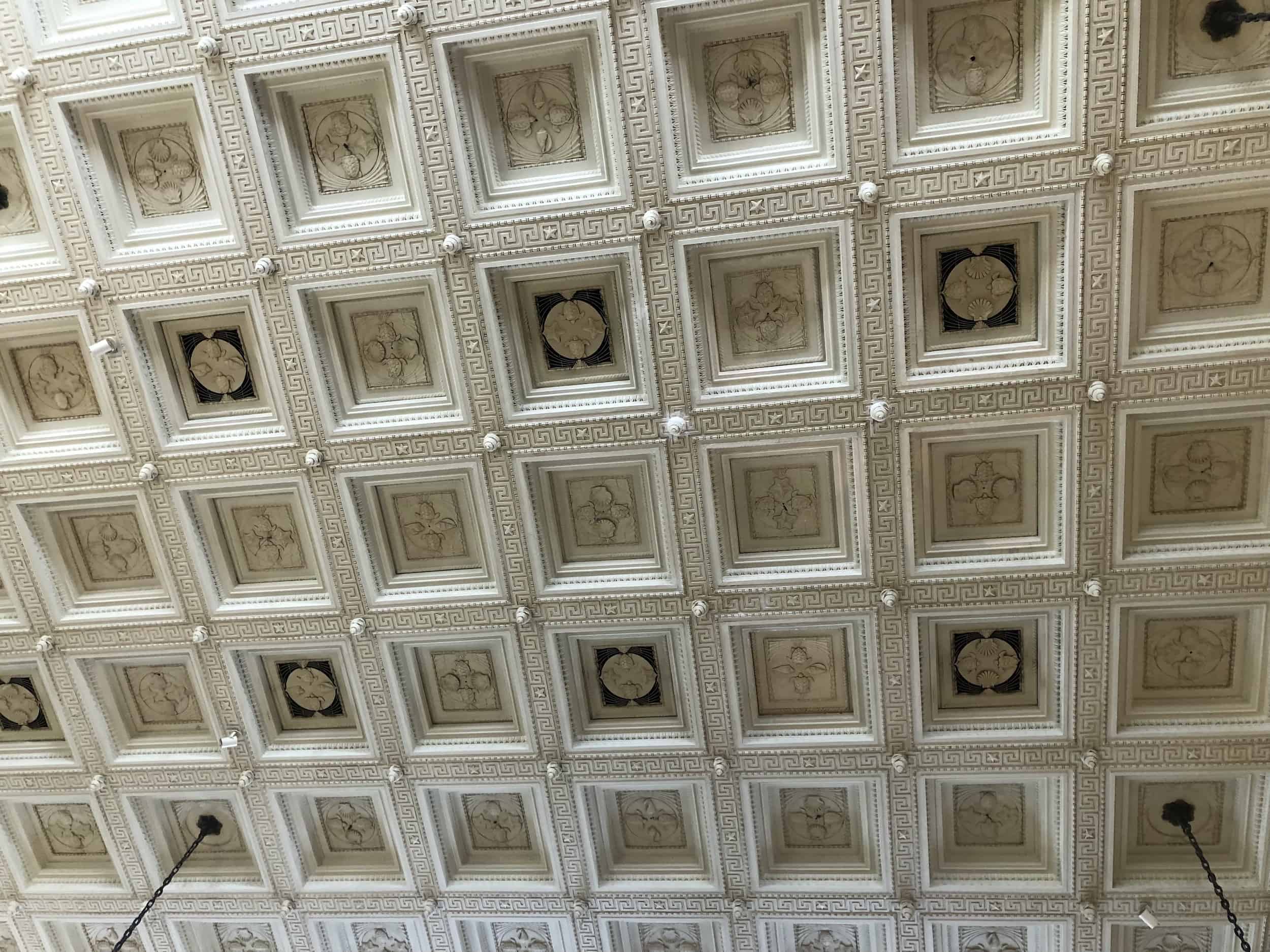 Ceiling of the main lobby
