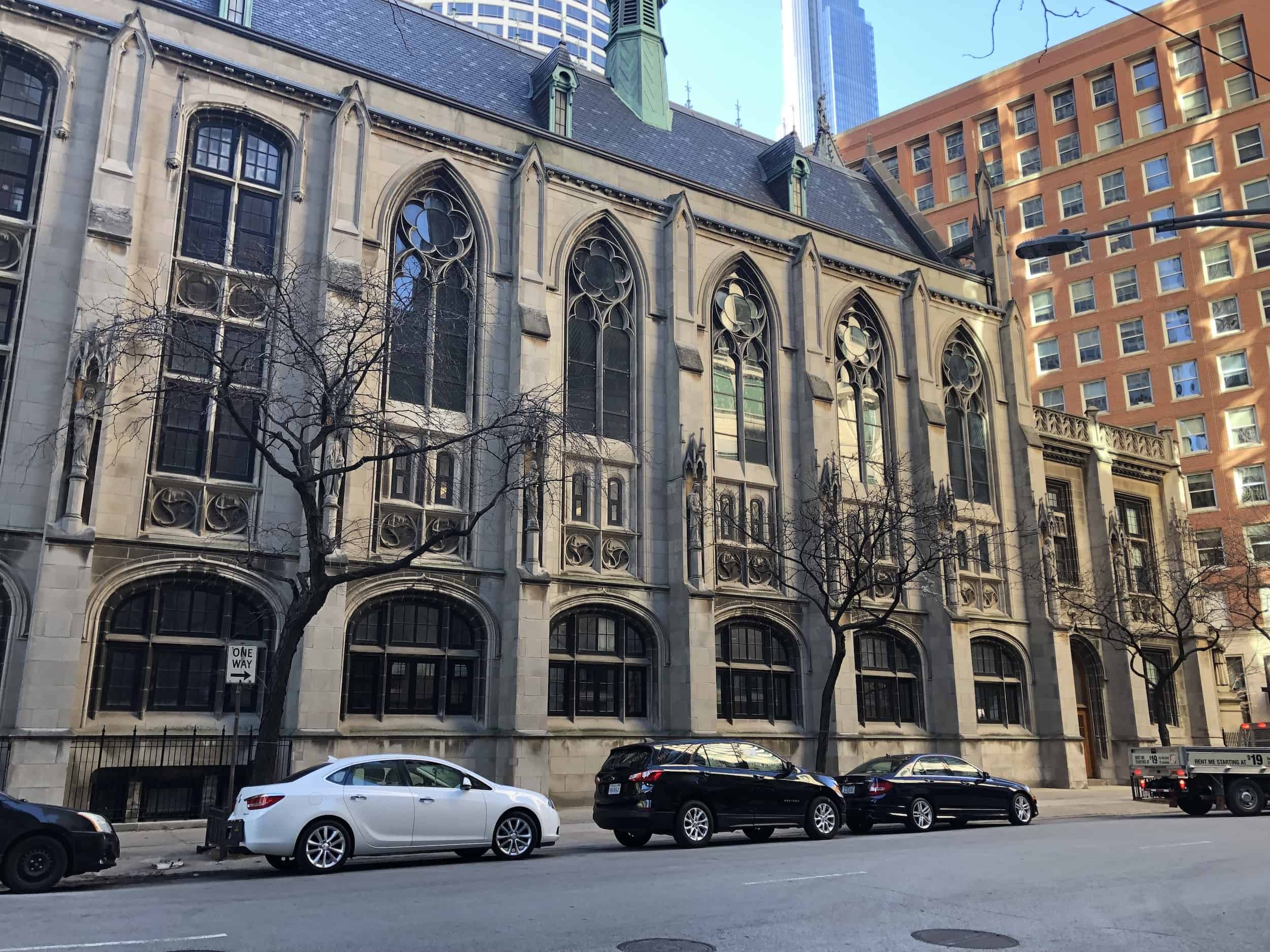 Archbishop Quigley Center at Rush and Division in Chicago, Illinois
