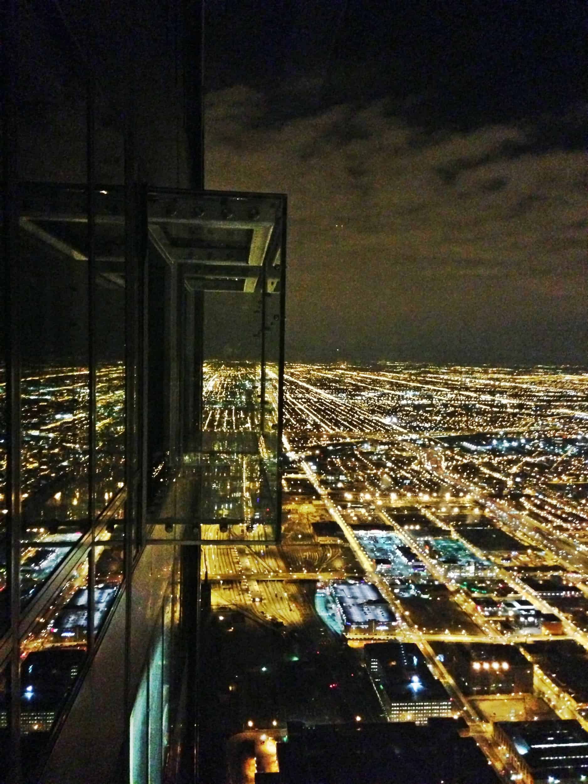 The Ledge on the Willis Tower Skydeck in Chicago, Illinois