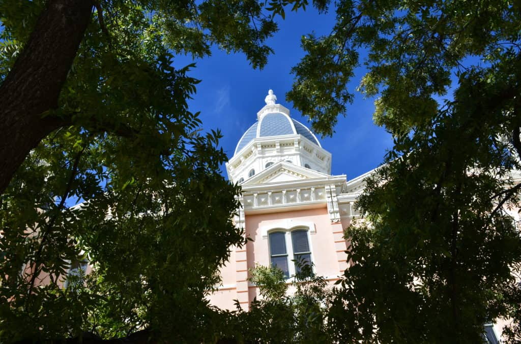 Presidio County Courthouse in Marfa, Texas