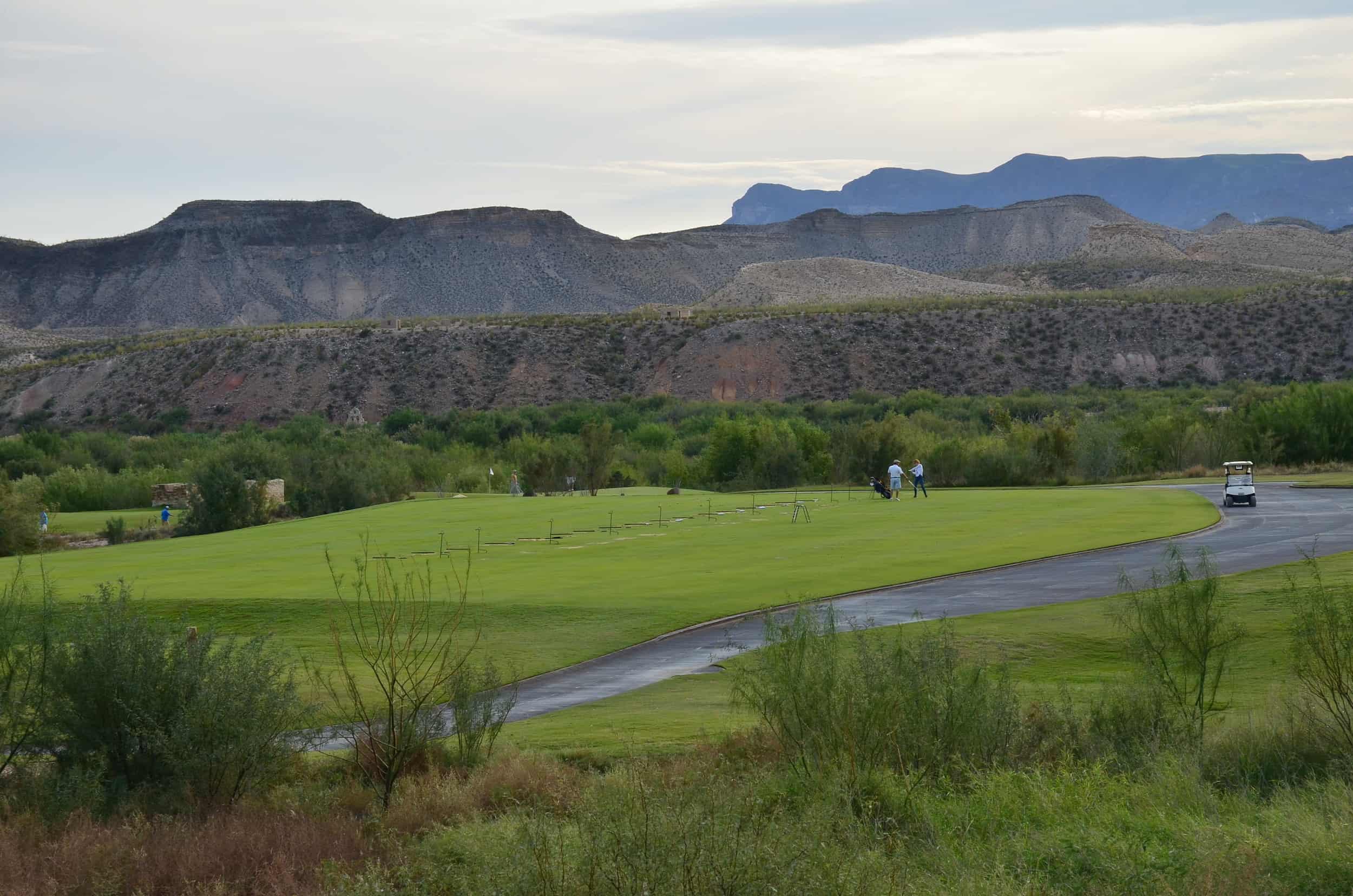 Golf course in Lajitas, Texas