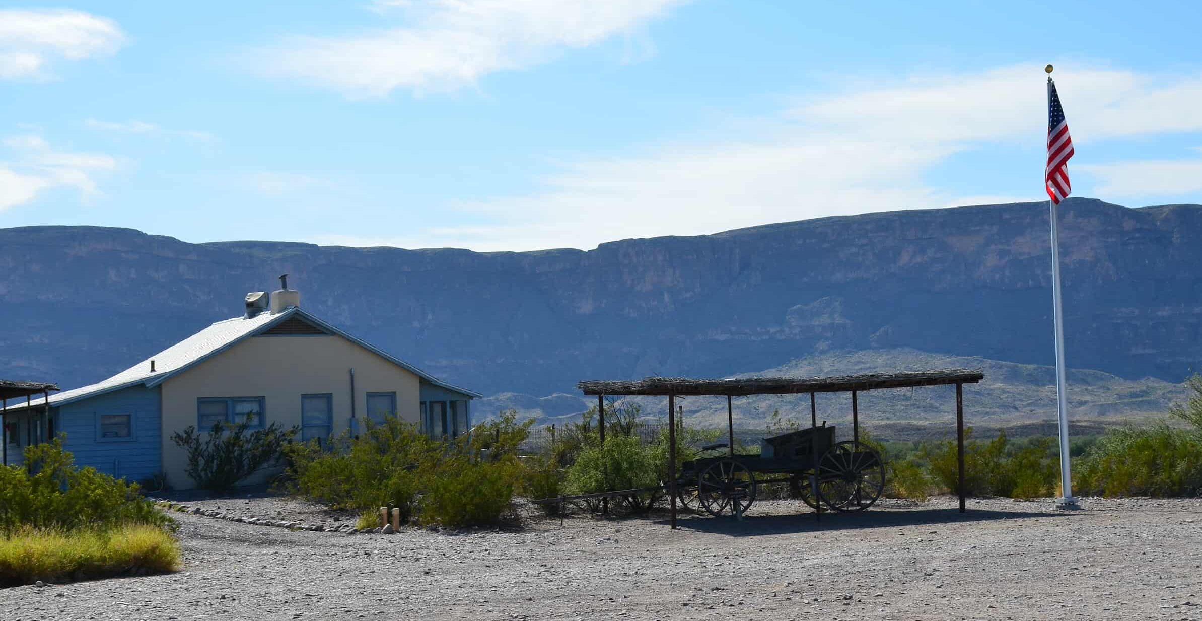 Officers' Quarters at Castolon in Big Bend National Park in Texas