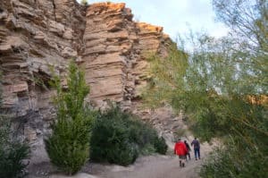 Hot Springs Trail at Hot Springs Historic District in Big Bend National Park in Texas