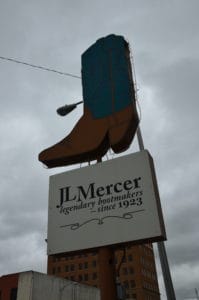 JL Mercer Boot Company in San Angelo, Texas