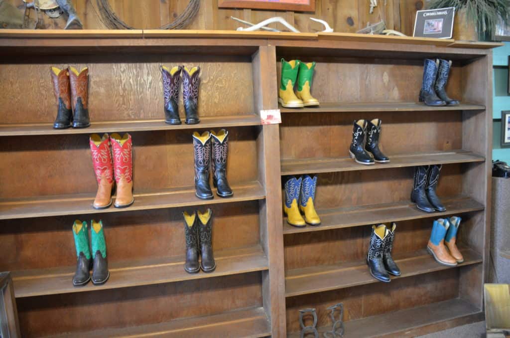 Custom boots at the JL Mercer Boot Company in San Angelo, Texas