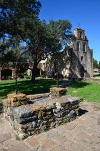 Mission Espada at San Antonio Missions National Historical Park in San Antonio, Texas