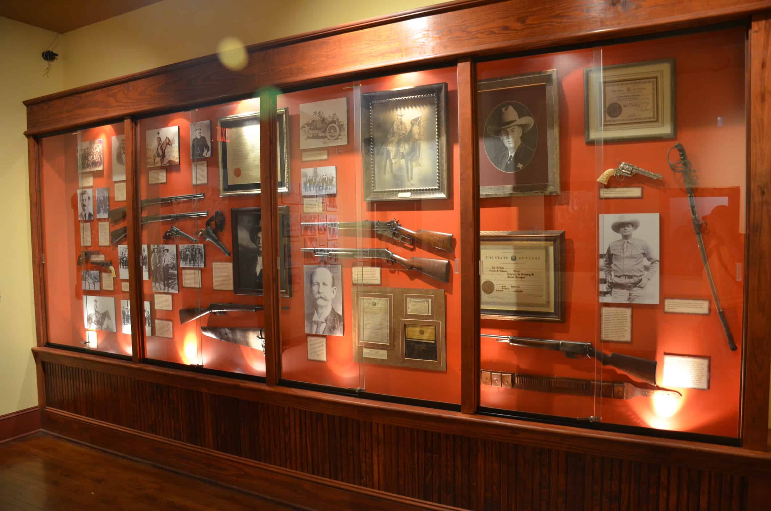 Artifacts at the Texas Ranger Museum