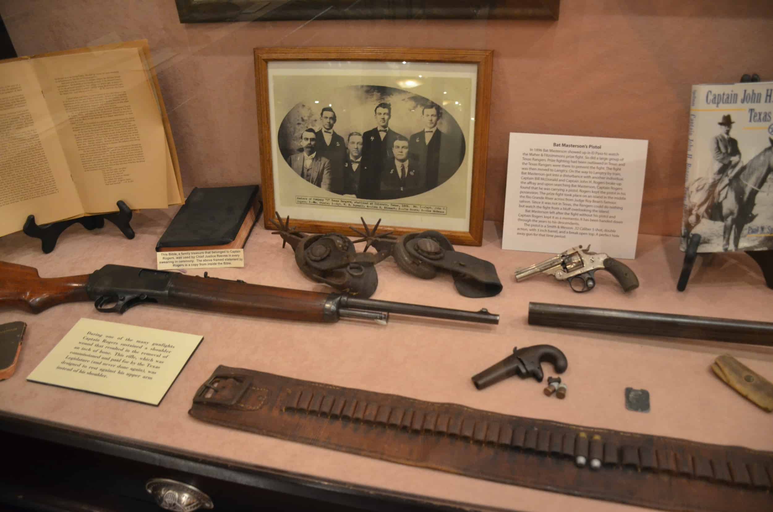 Artifacts at the Texas Ranger Museum