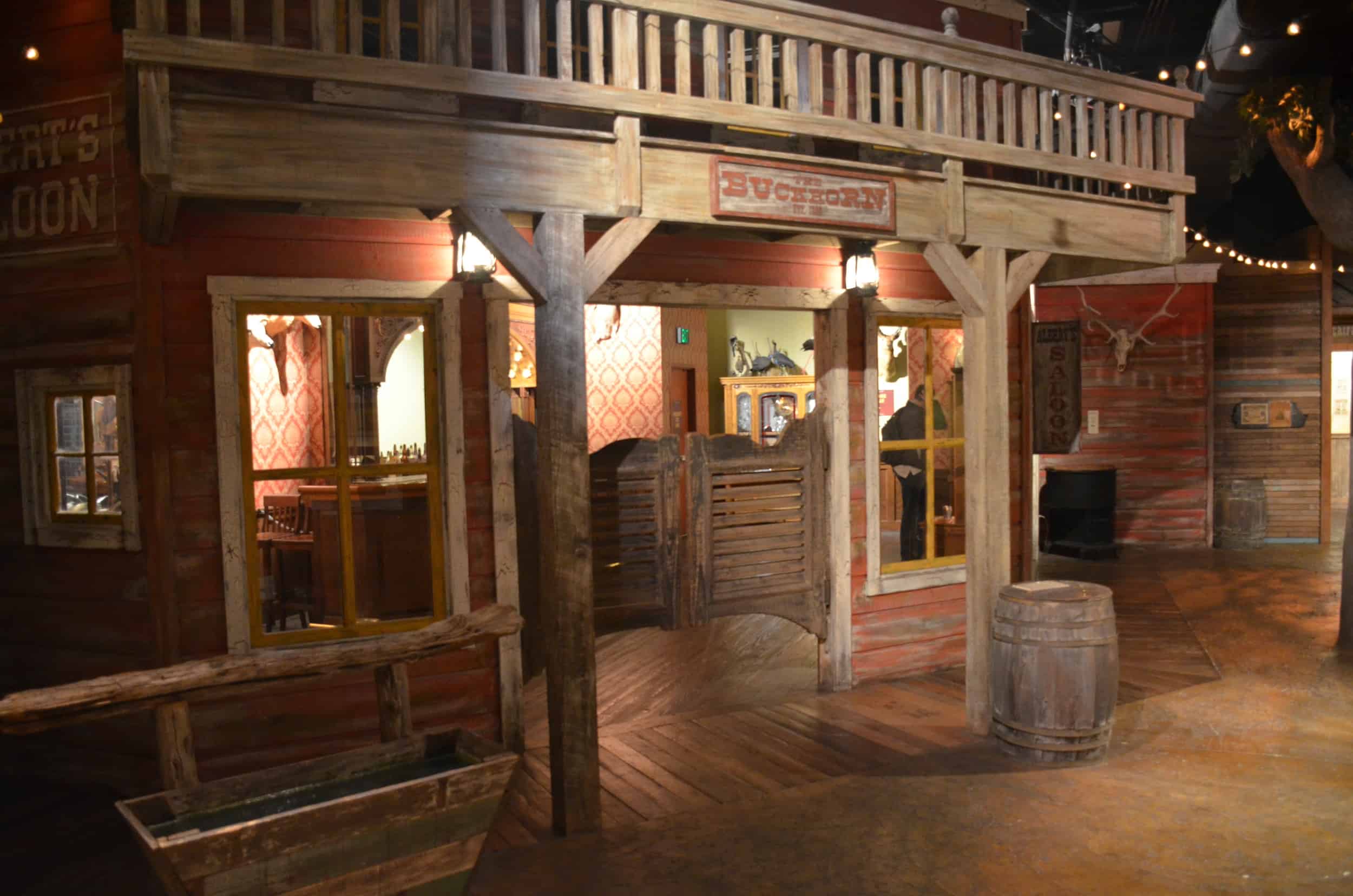 Buckhorn Saloon in Ranger Town at the Texas Ranger Museum in San Antonio, Texas