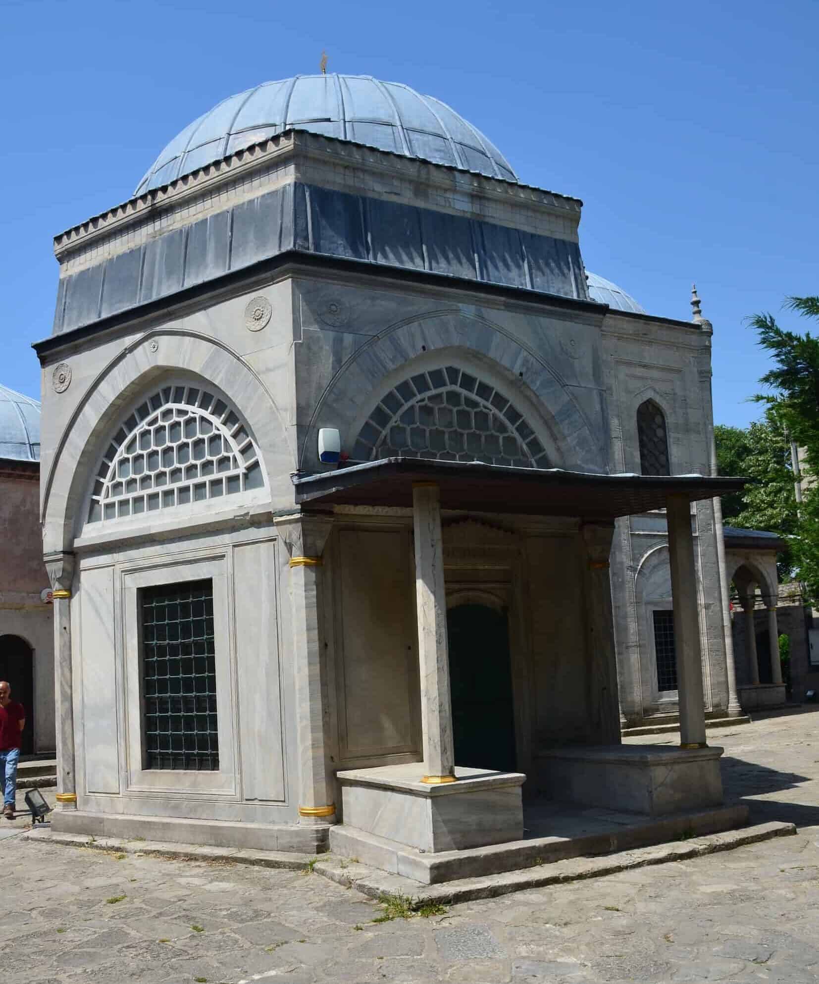 Tomb of Şehzade Mahmud at the Şehzade Mosque Complex in Istanbul, Turkey