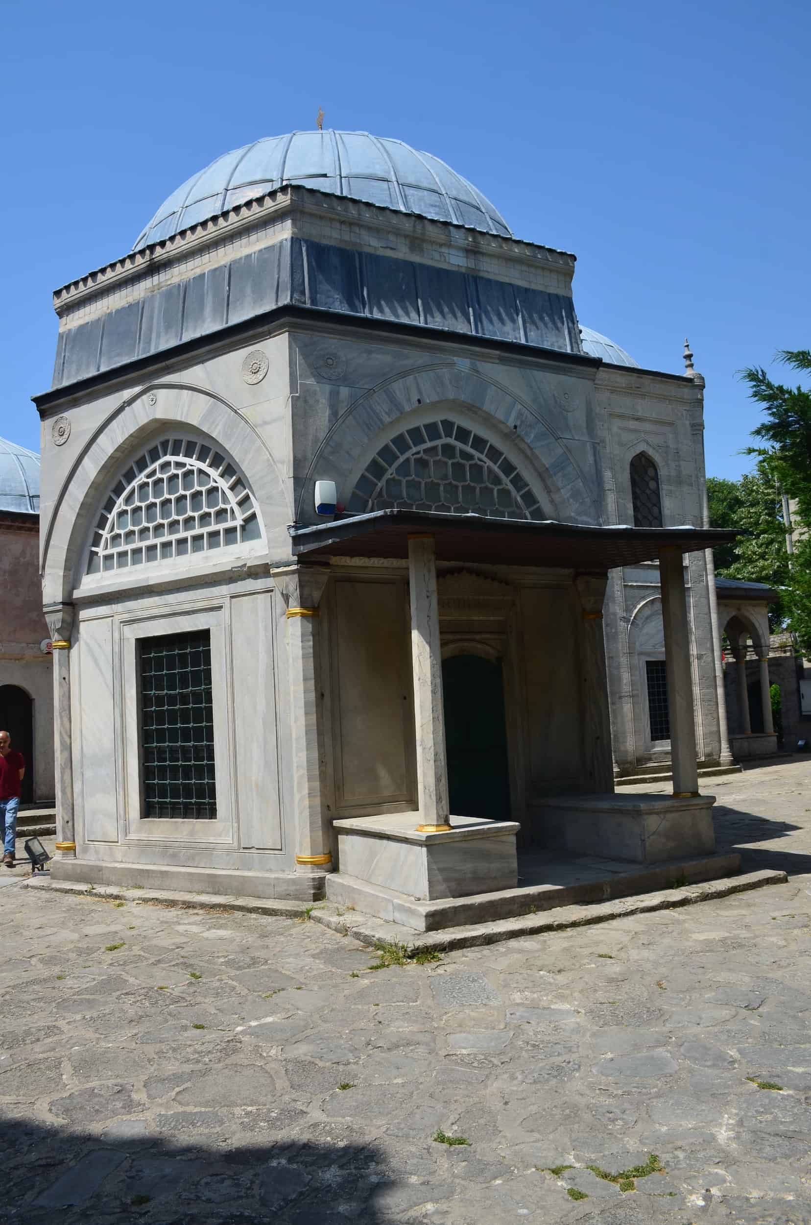 Tomb of Şehzade Mahmud at the Şehzade Mosque Complex in Istanbul, Turkey