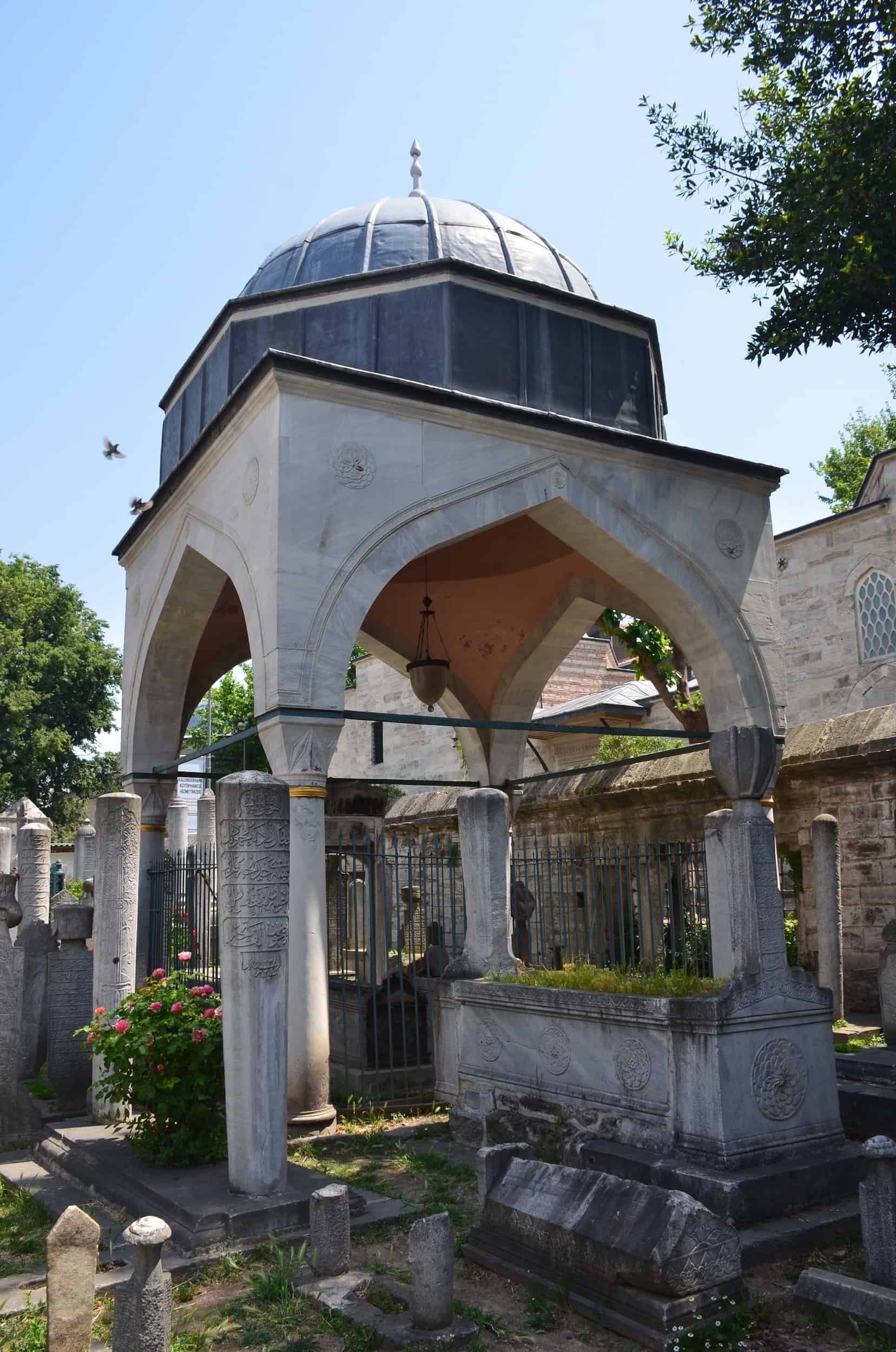 Tomb of Fatma Sultan at the Şehzade Mosque Complex in Istanbul, Turkey