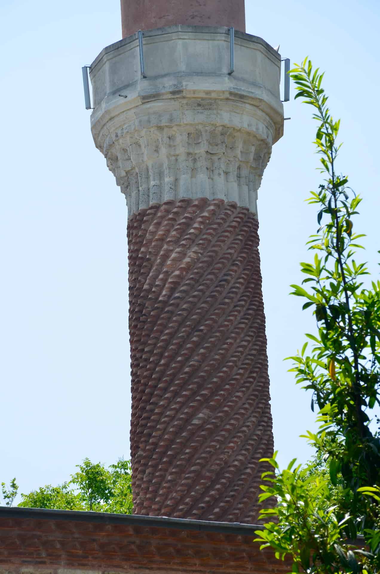 Minaret of the Burmalı Mosque