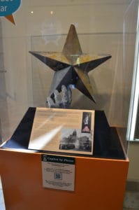 Original star held by the Goddess of Liberty at the Texas State Capitol Visitors Center in Austin, Texas