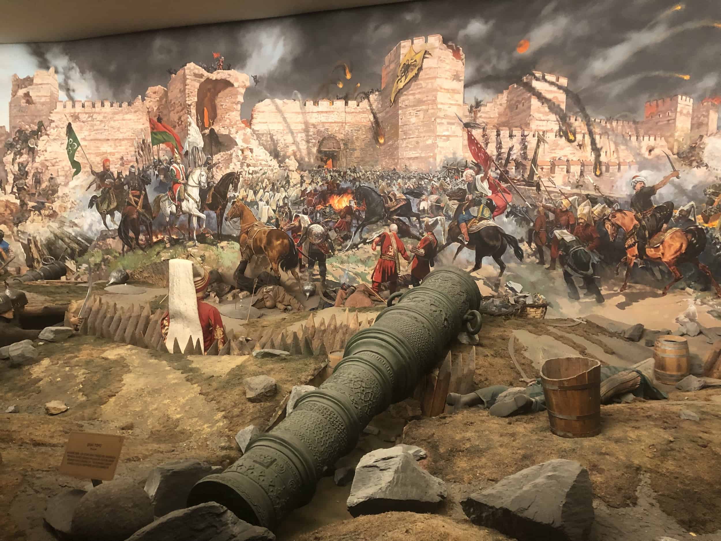 Diorama of the Conquest of Constantinople