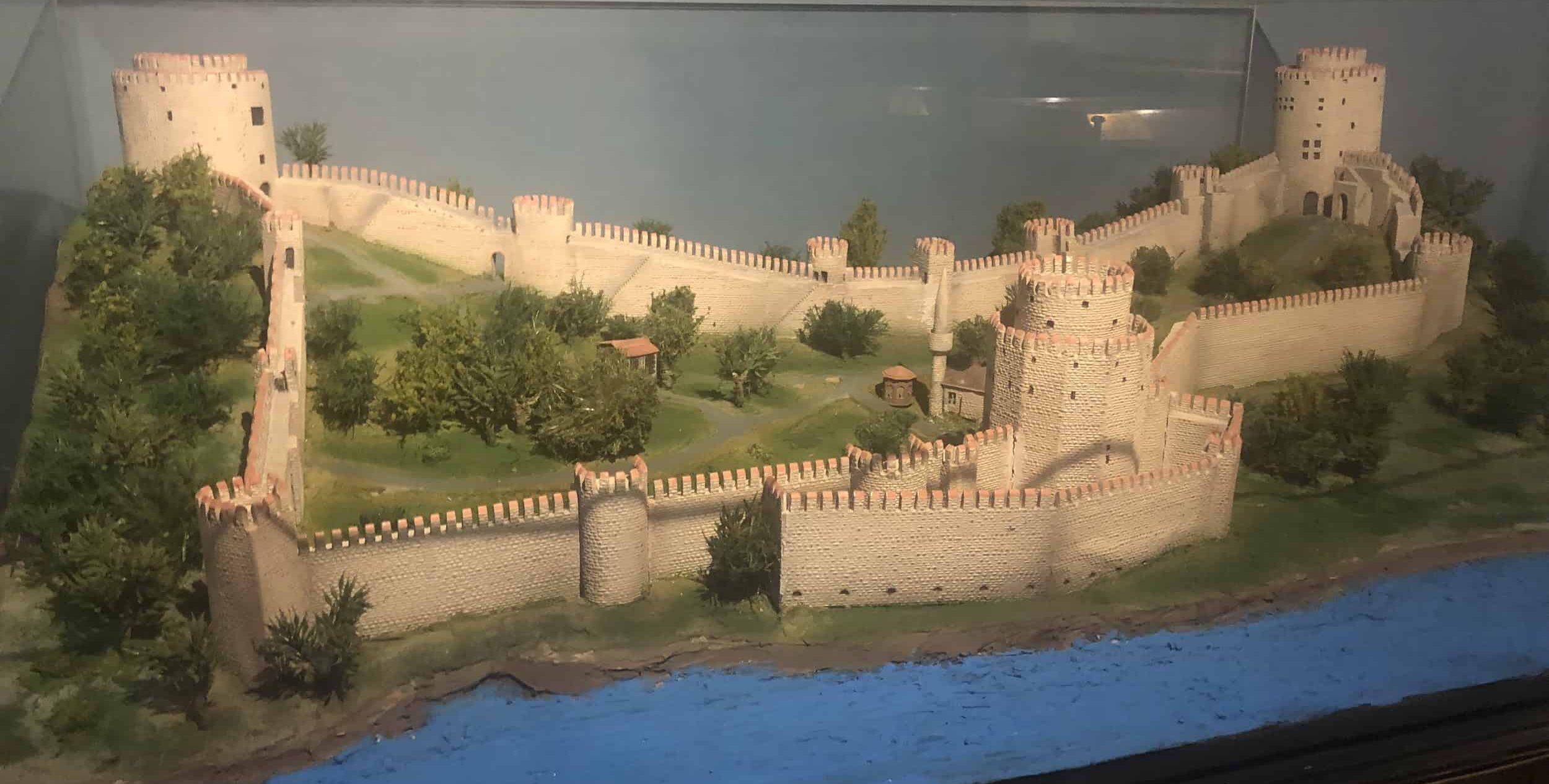 Model of Rumeli Fortress in the Conquest of Istanbul Hall