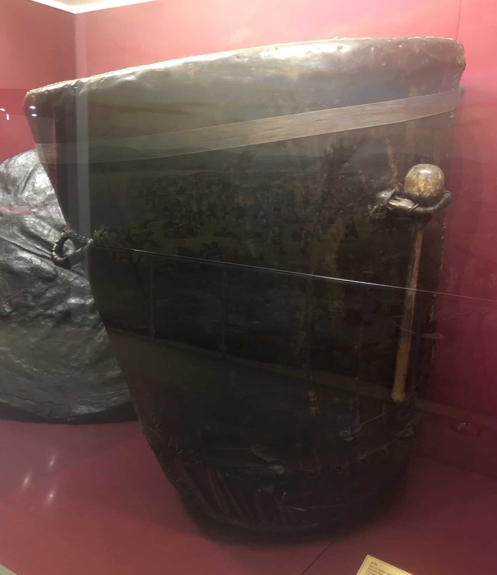 Drum used at the Battle of Mohács in the Ottoman Rising Period Hall