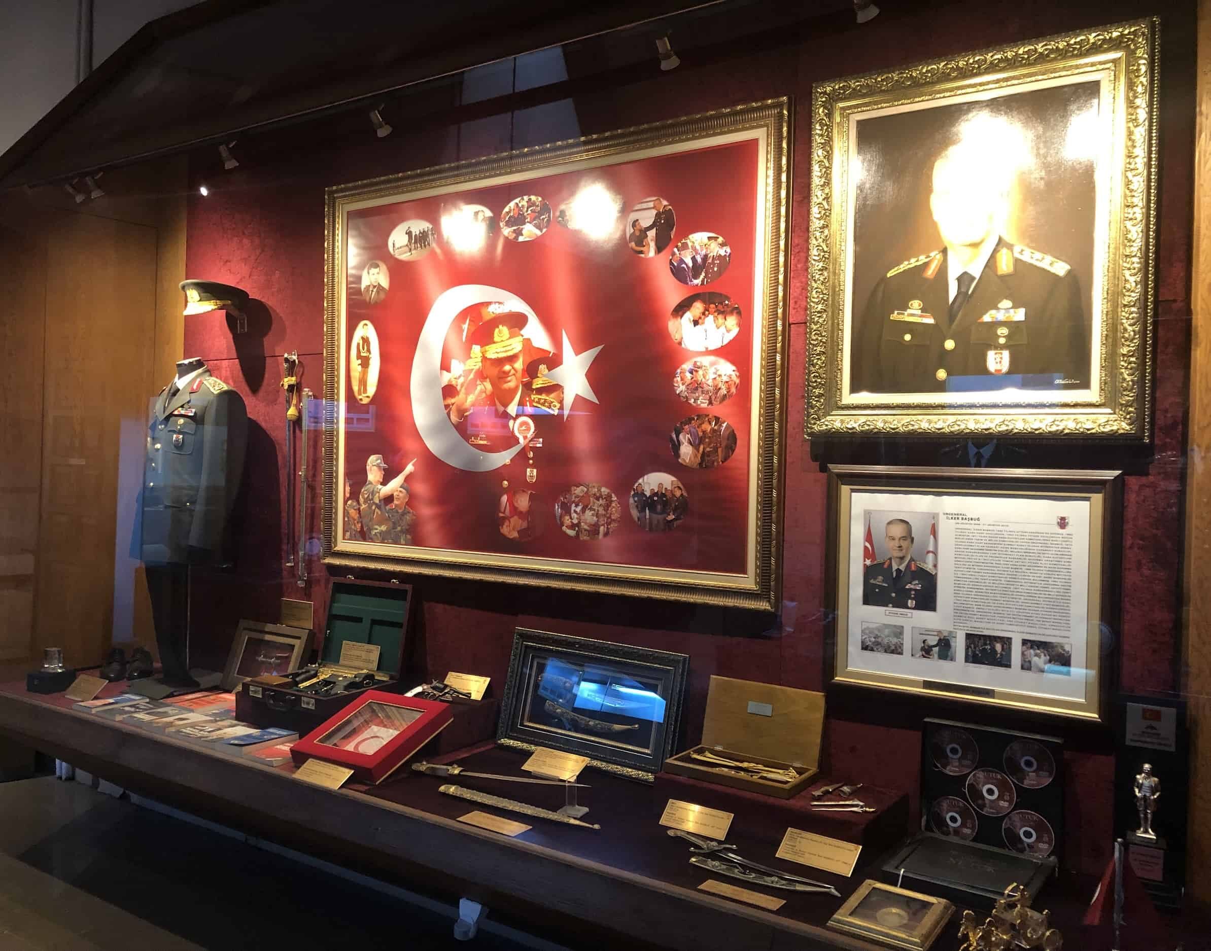 İlker Başbuğ exhibit in the Chiefs of General Staff Hall at the Harbiye Military Museum in Istanbul, Turkey