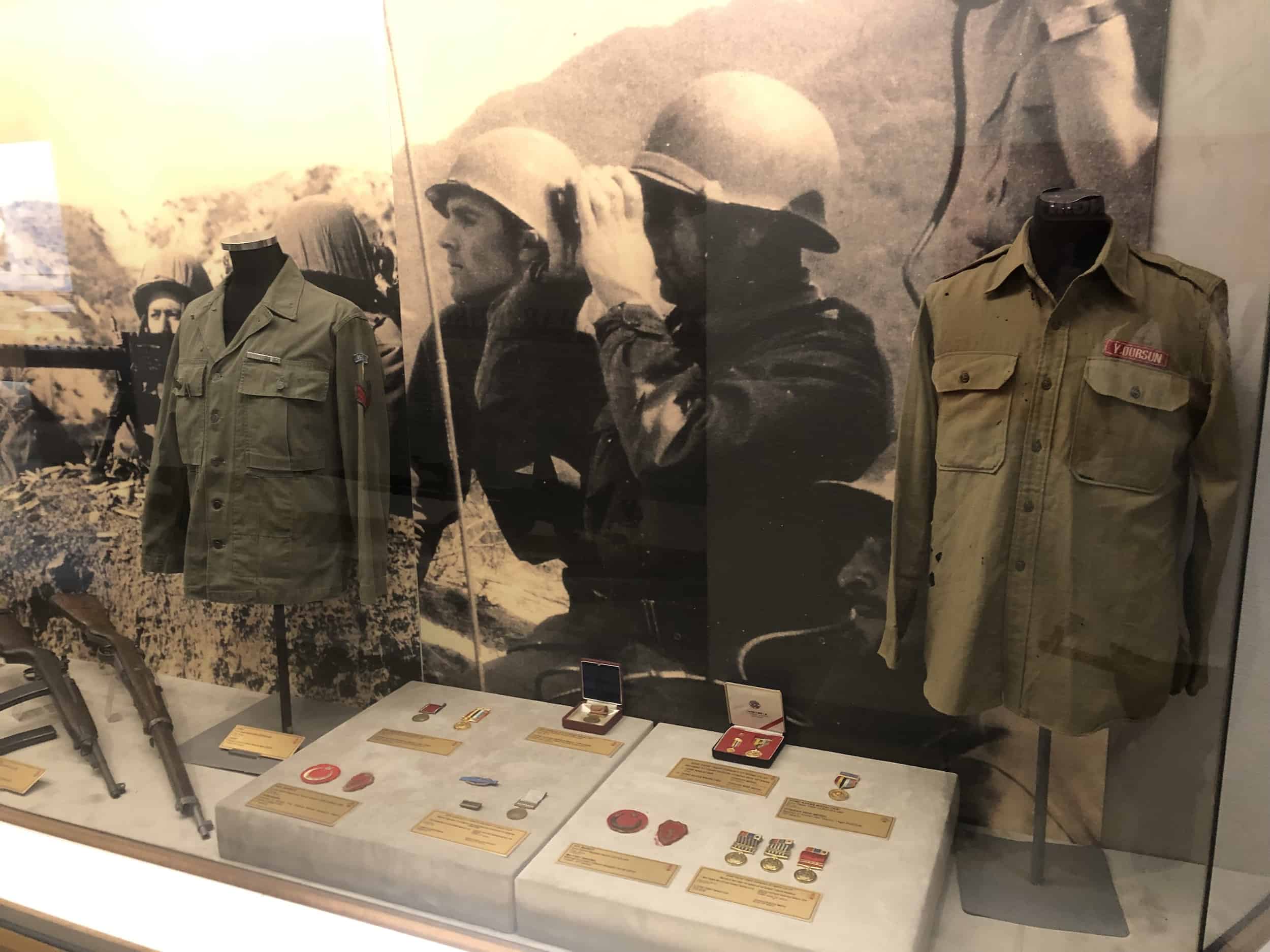 Korean War in the Korea & Cyprus Hall 