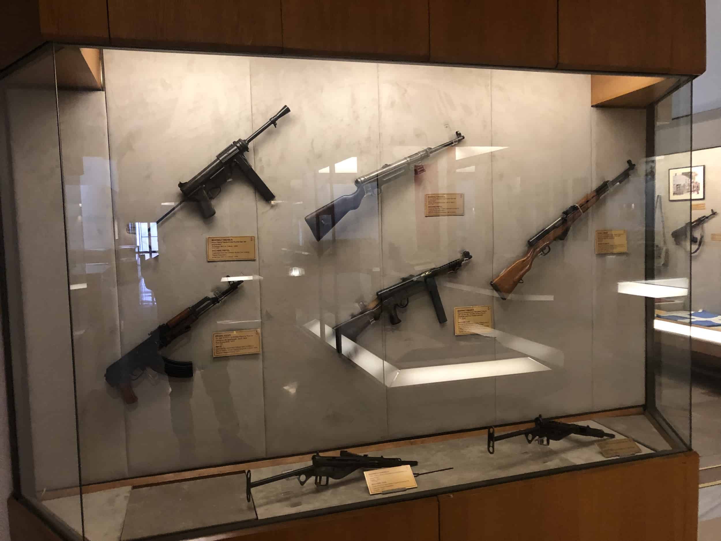 Guns captured during the Turkish invasion of Cyprus