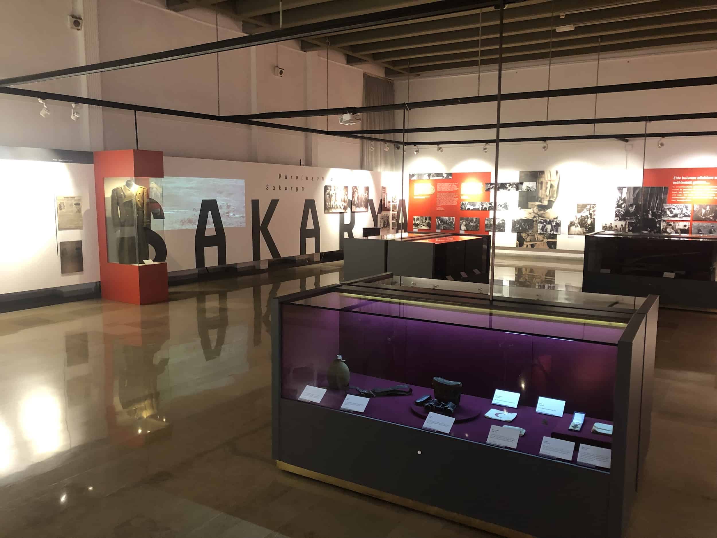 Battle of Sakarya exhibition at the Harbiye Military Museum in Istanbul, Turkey