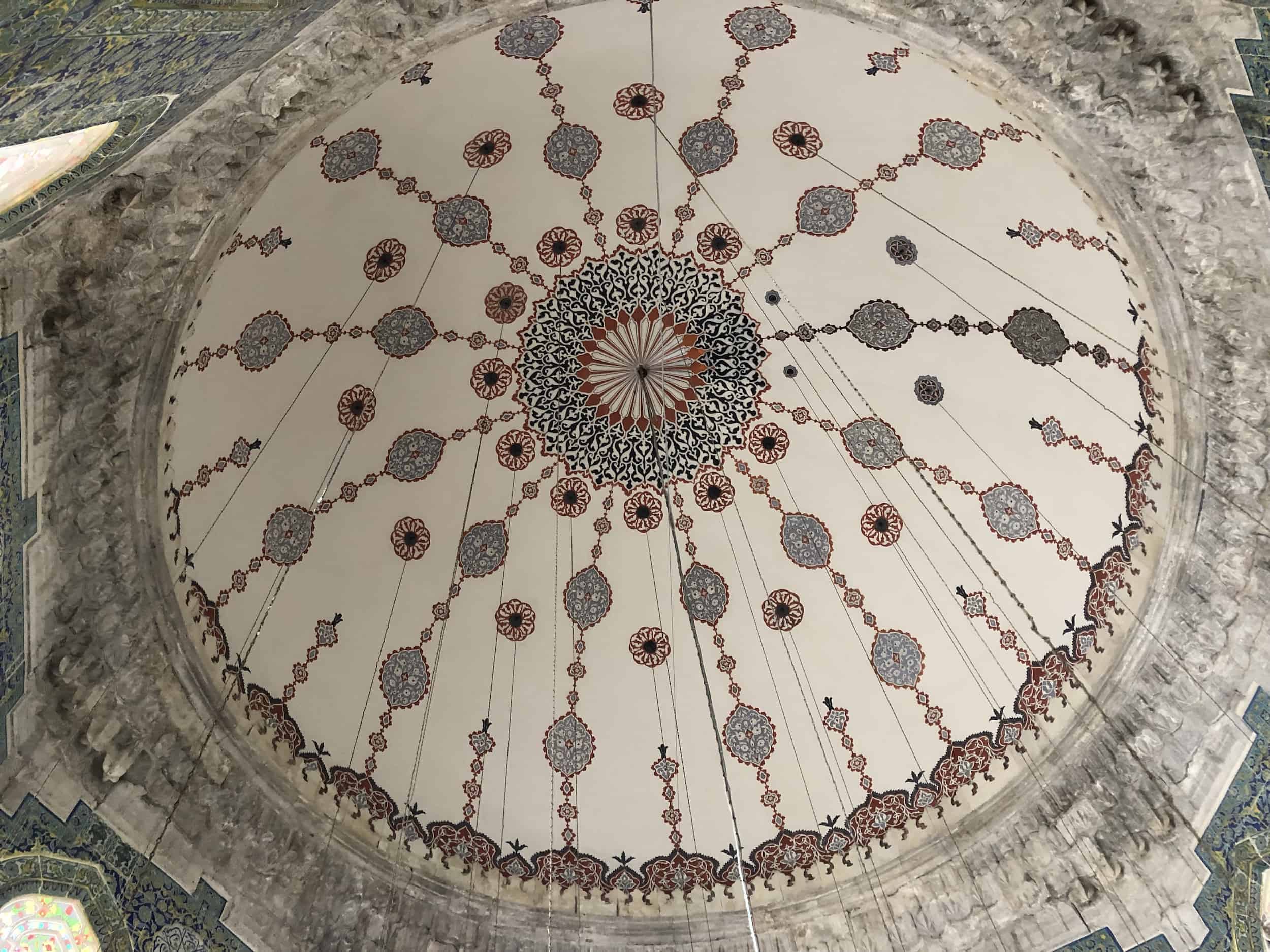 Dome of the Tomb of Şehzade Mehmed at the Şehzade Mosque Complex in Istanbul, Turkey