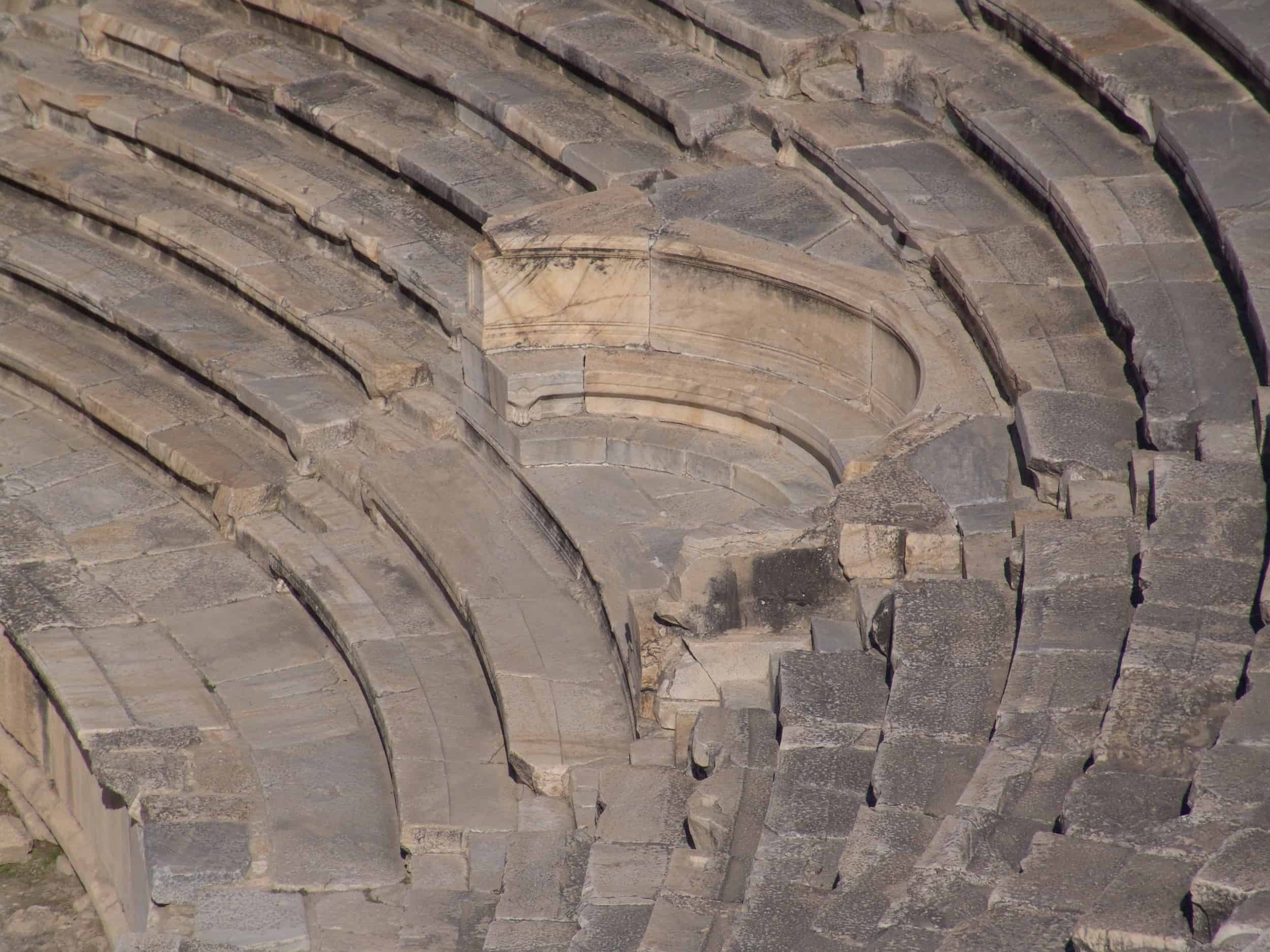 Imperial loge of the Hierapolis Theatre