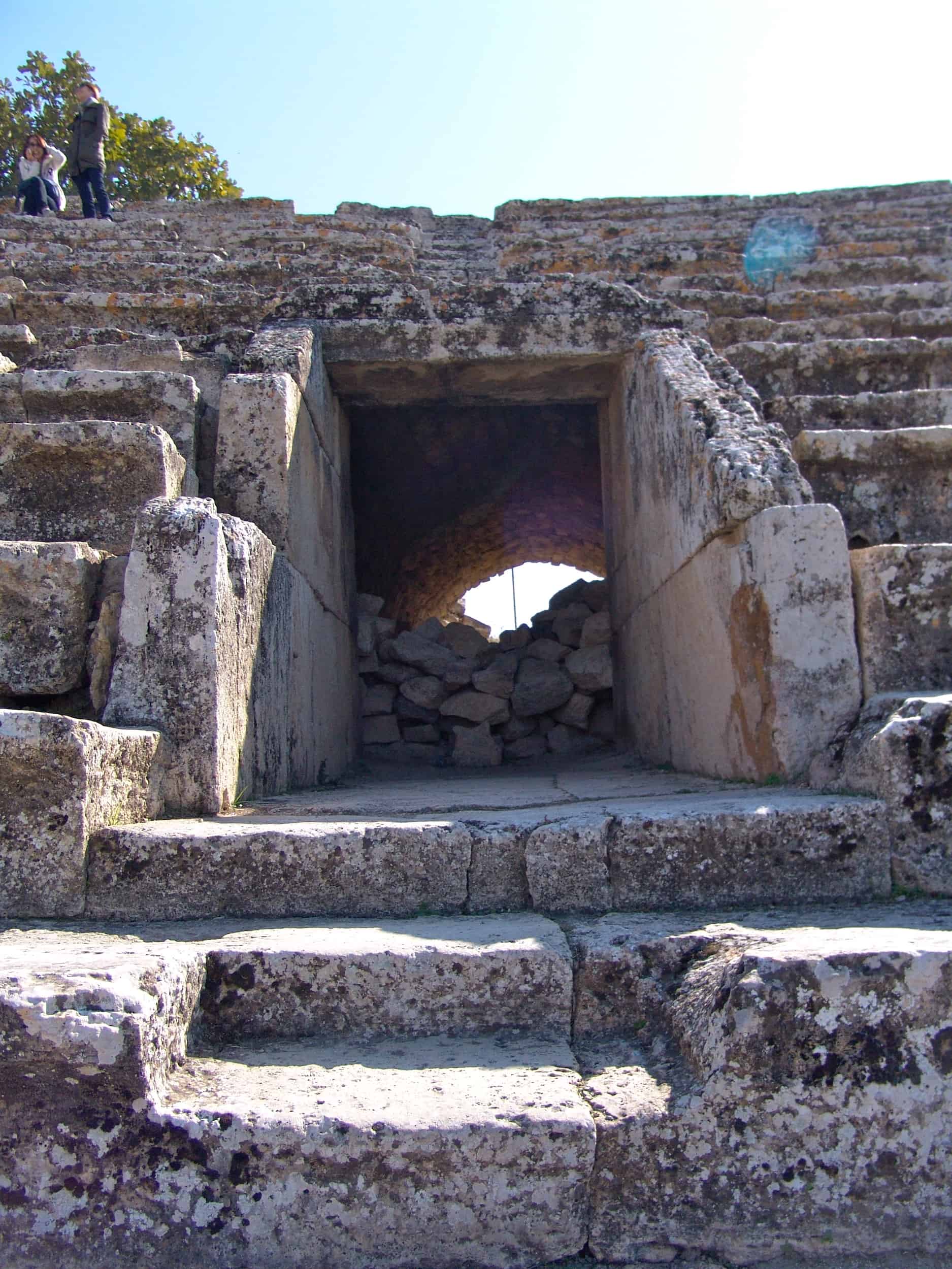 Vaulted passageway at the Hierapolis Theatre