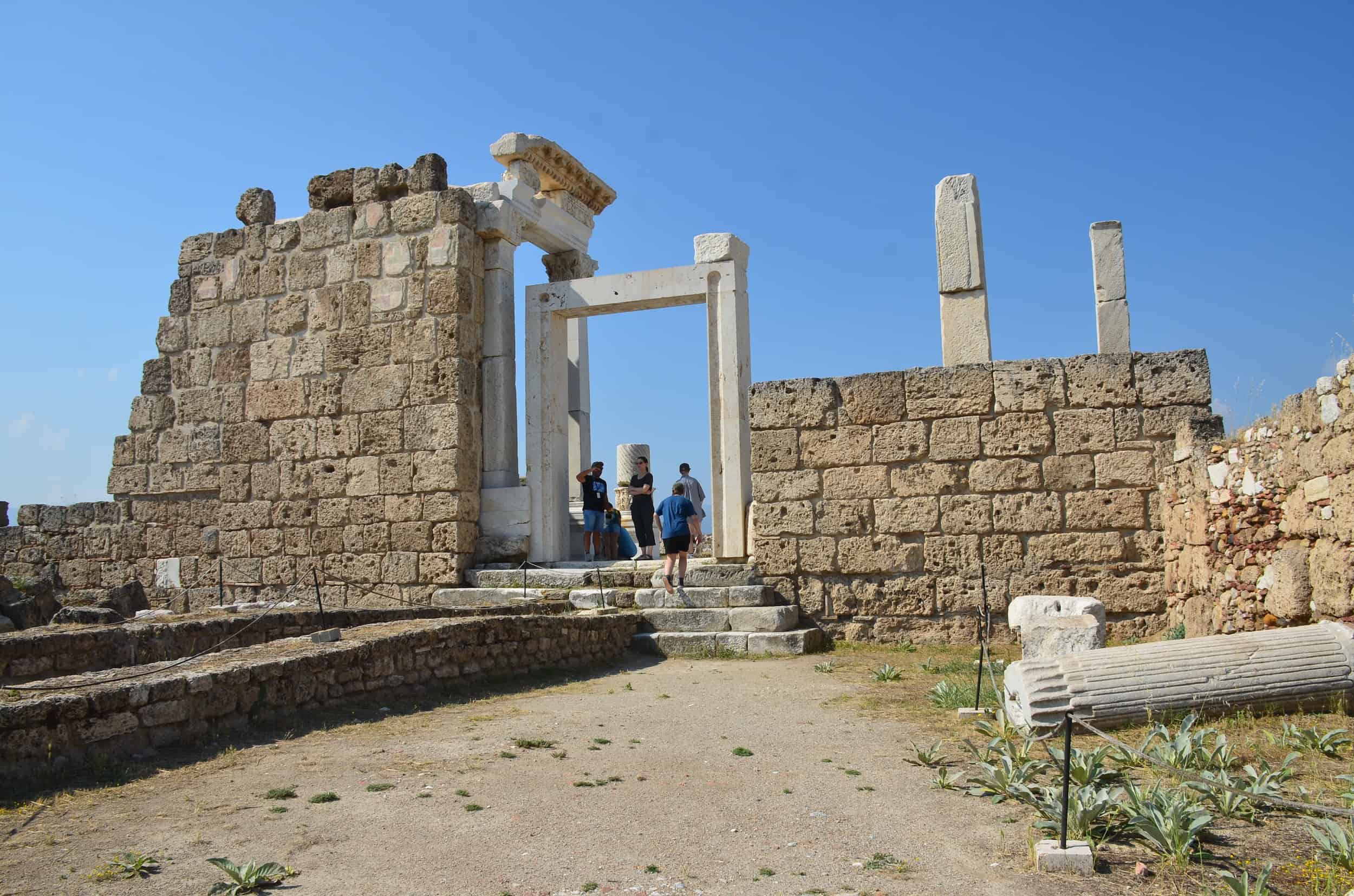 Inside the Central Propylon of the North Agora