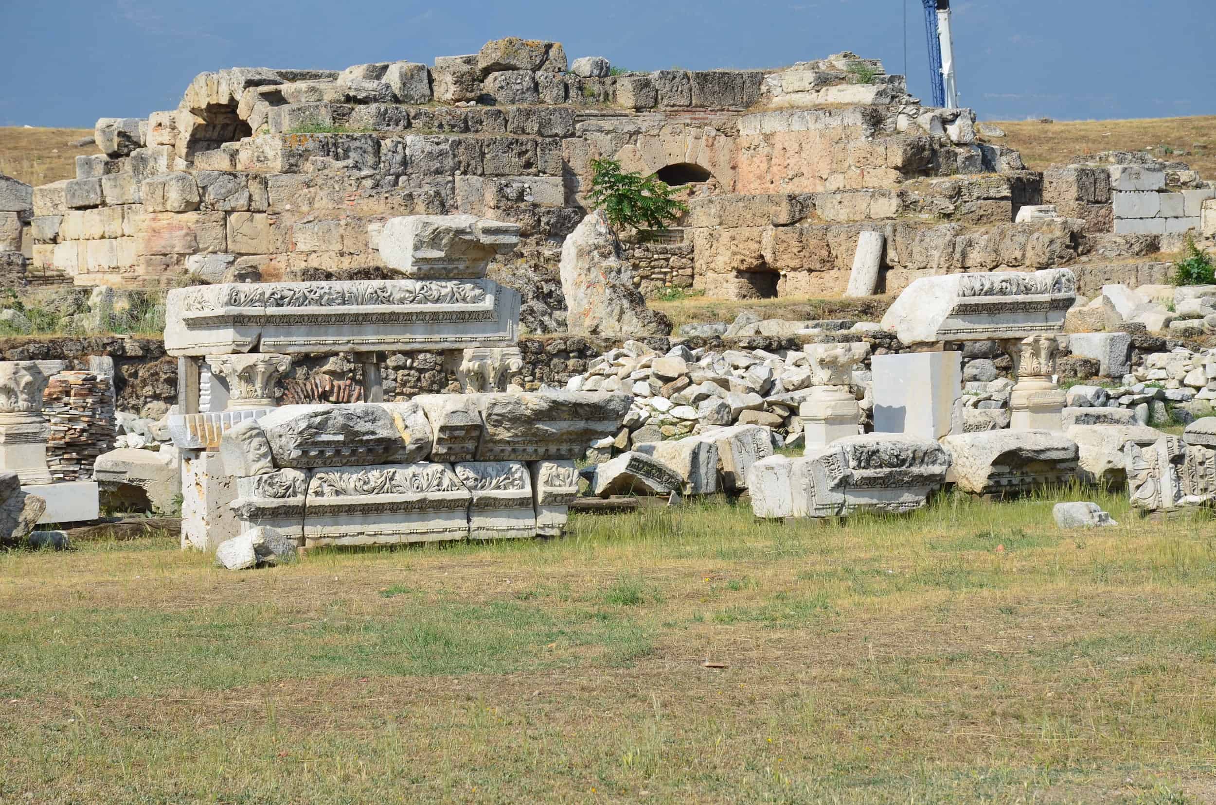Central Baths behind the Central Agora