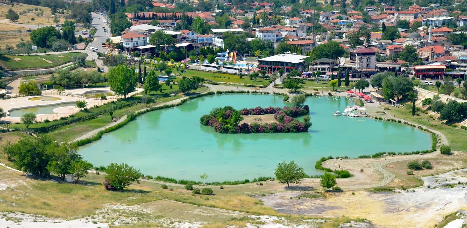 Park at Pamukkale, Turkey