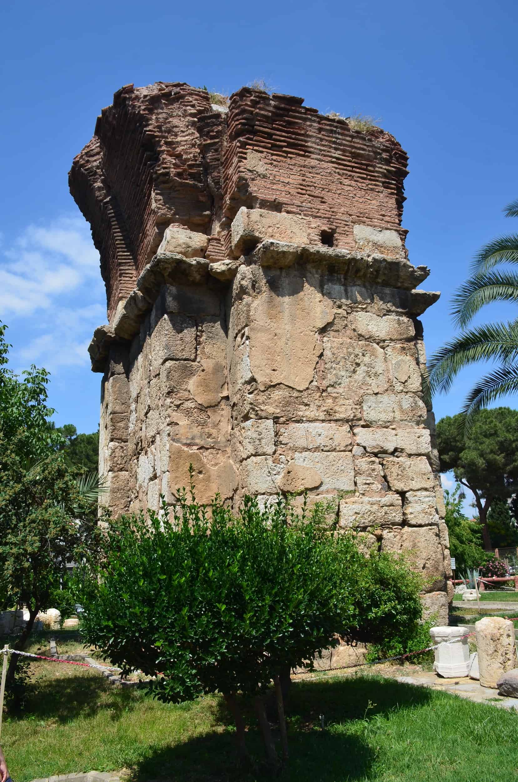 Northwest pillar at the Basilica of Saint John in Alaşehir, Turkey (ancient Philadelphia)